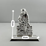 Silver Sai Baba Idol gm – Spiritual Sai Baba Murti for Temple Decor & Festivals