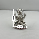 Silver Goddess Lakshmi Idol Design 4 23gm – Divine Laxmi Murti for Home Mandir & Gifting