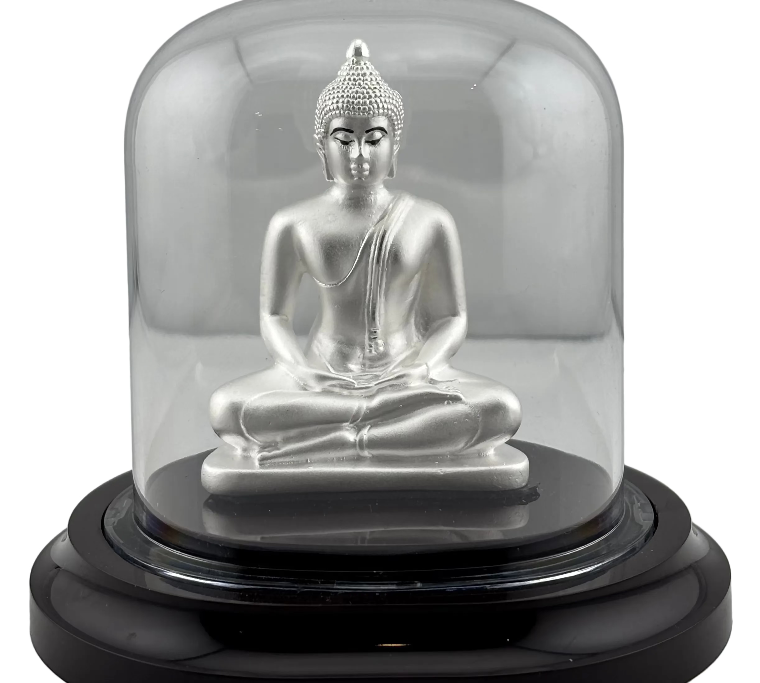 999 Pure Silver Buddha Idol – Serene Gautam Buddha Murti for Peace & Meditation