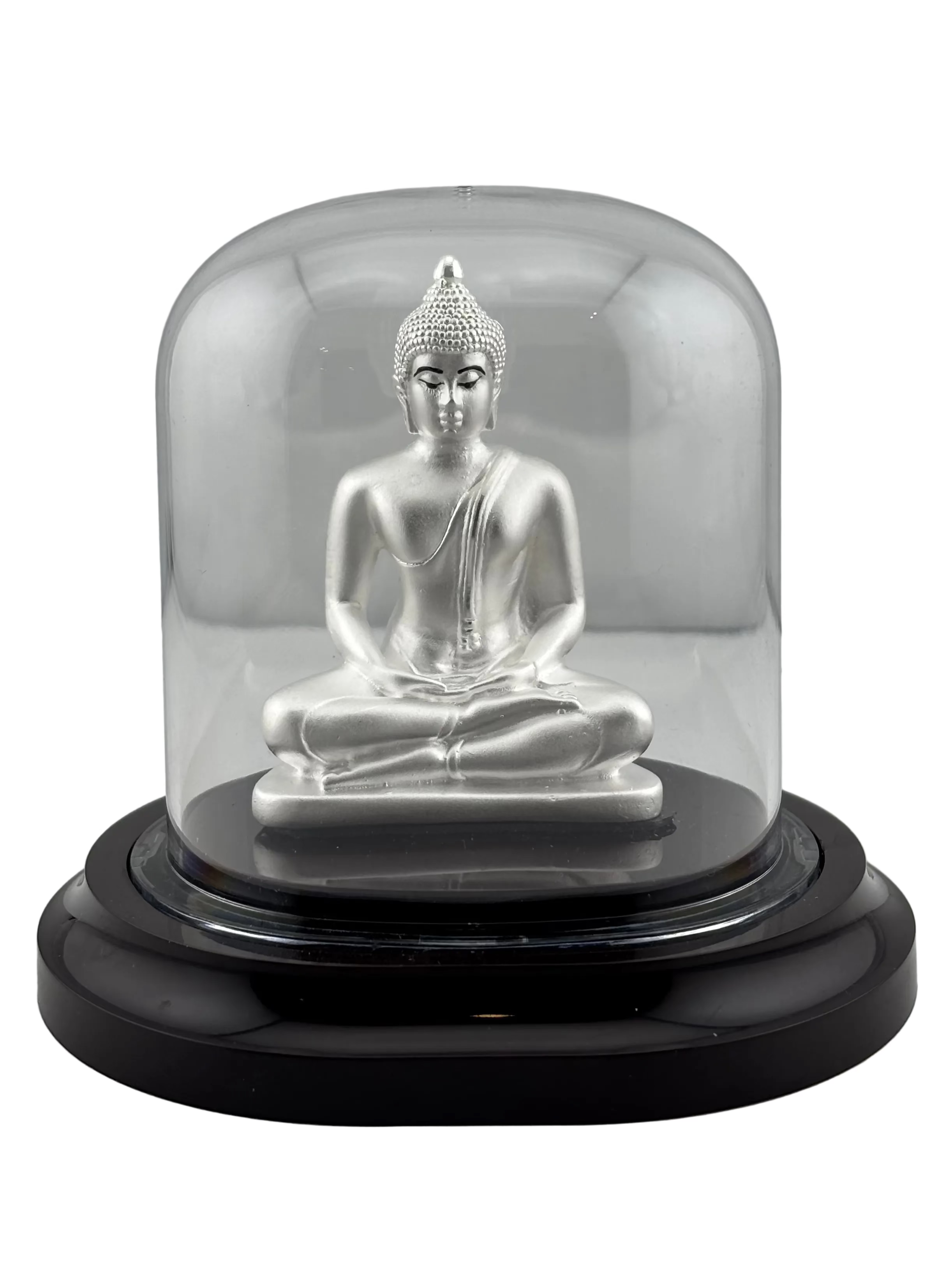 999 Pure Silver Buddha Idol – Serene Gautam Buddha Murti for Peace & Meditation