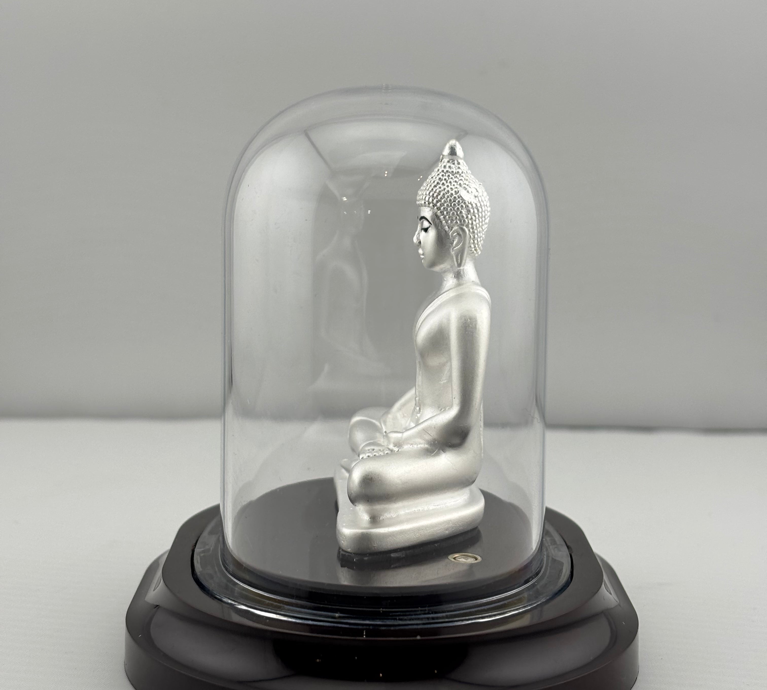 999 Pure Silver Buddha Idol – Serene Gautam Buddha Murti for Peace & Meditation