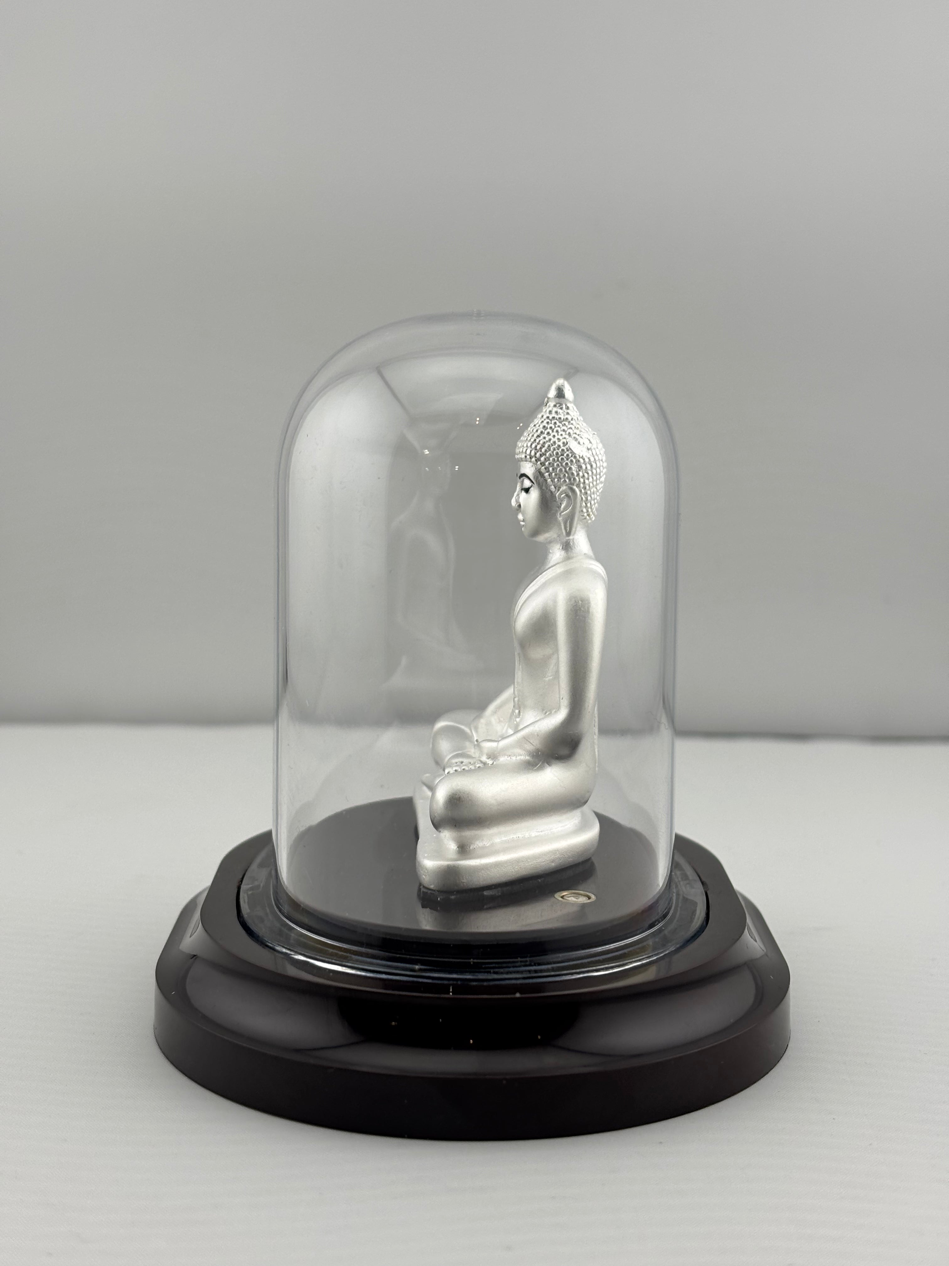 999 Pure Silver Buddha Idol – Serene Gautam Buddha Murti for Peace & Meditation