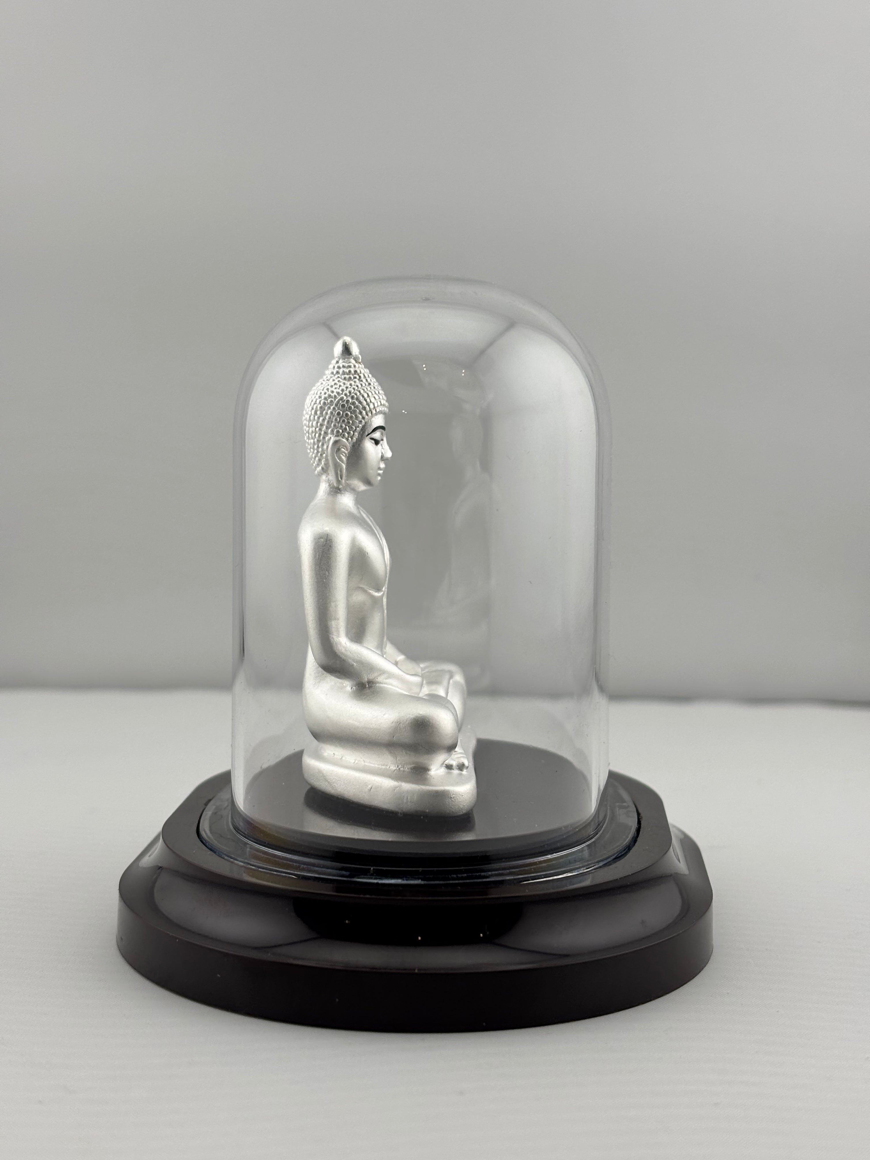 999 Pure Silver Buddha Idol – Serene Gautam Buddha Murti for Peace & Meditation