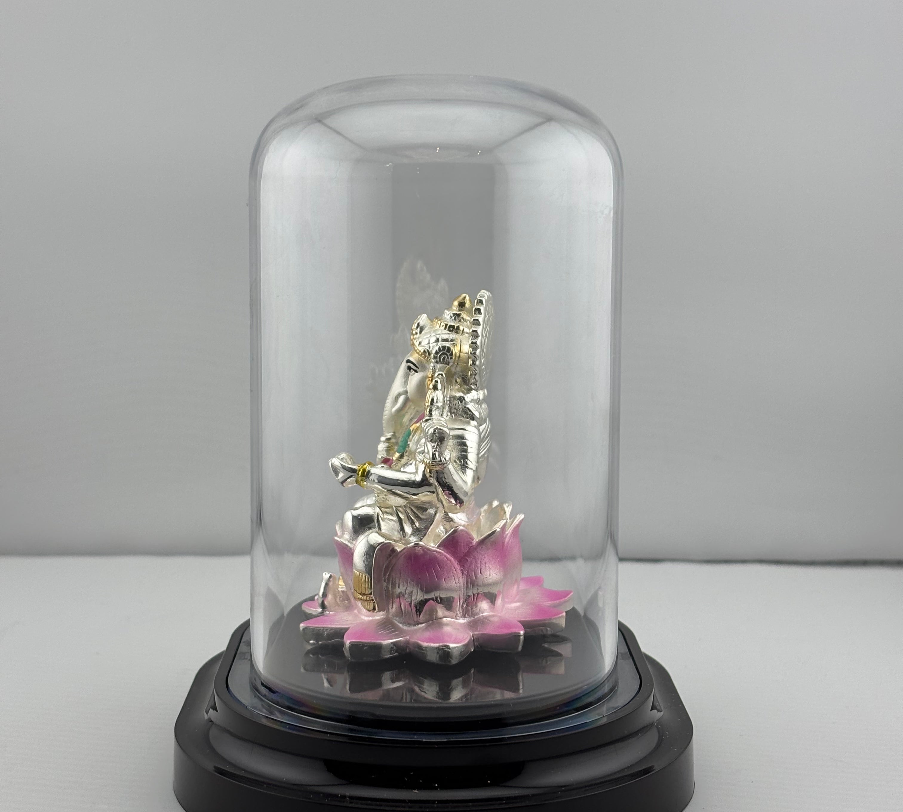 999 Pure Silver Ganesha Idol – Detailed Ganpati Murti for Home Mandir & Pooja