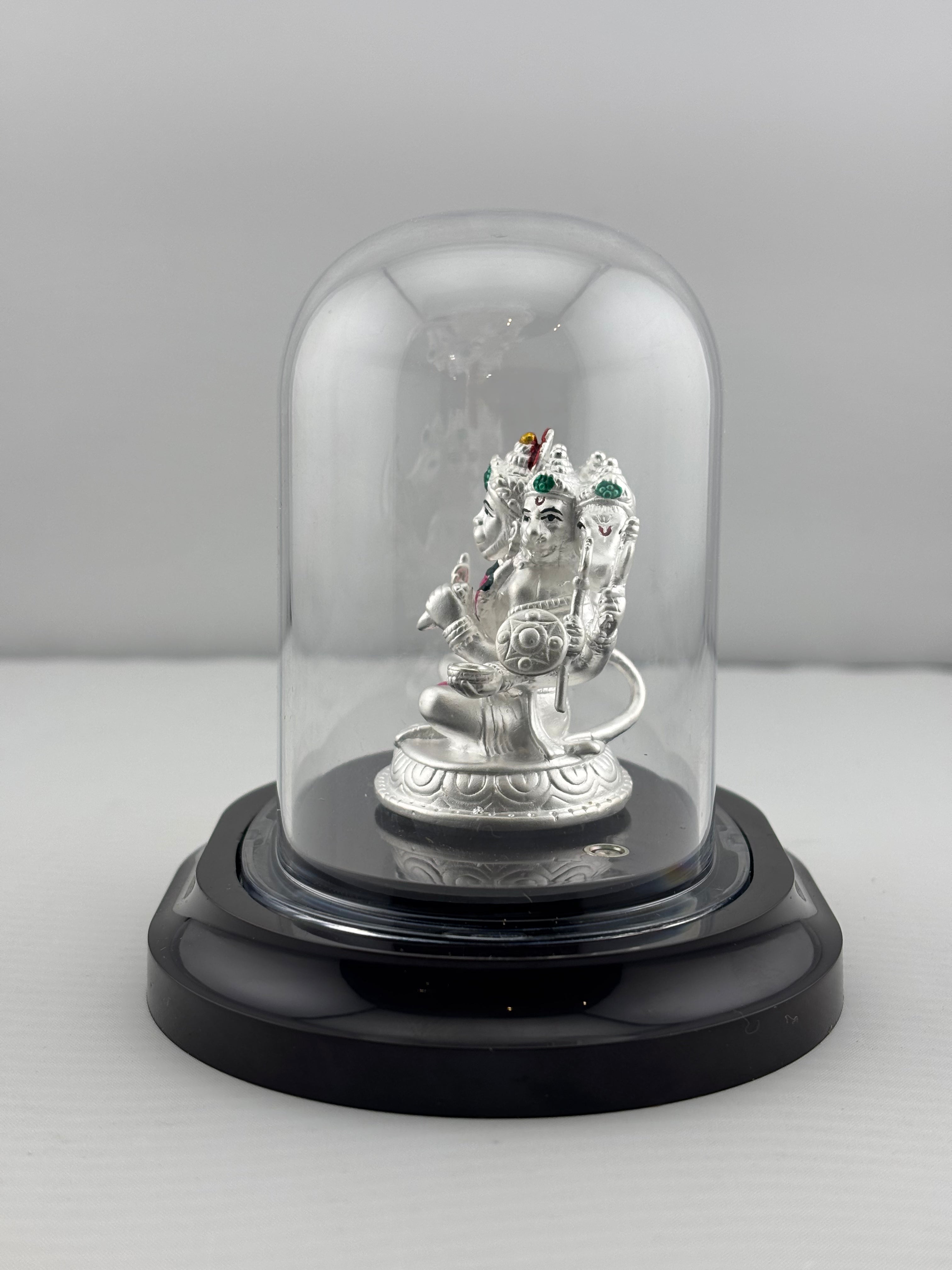 999 Pure Silver Pancha Mukhi Hanuman Idol 20gm – Five – Faced Murti for Temple & Pooja