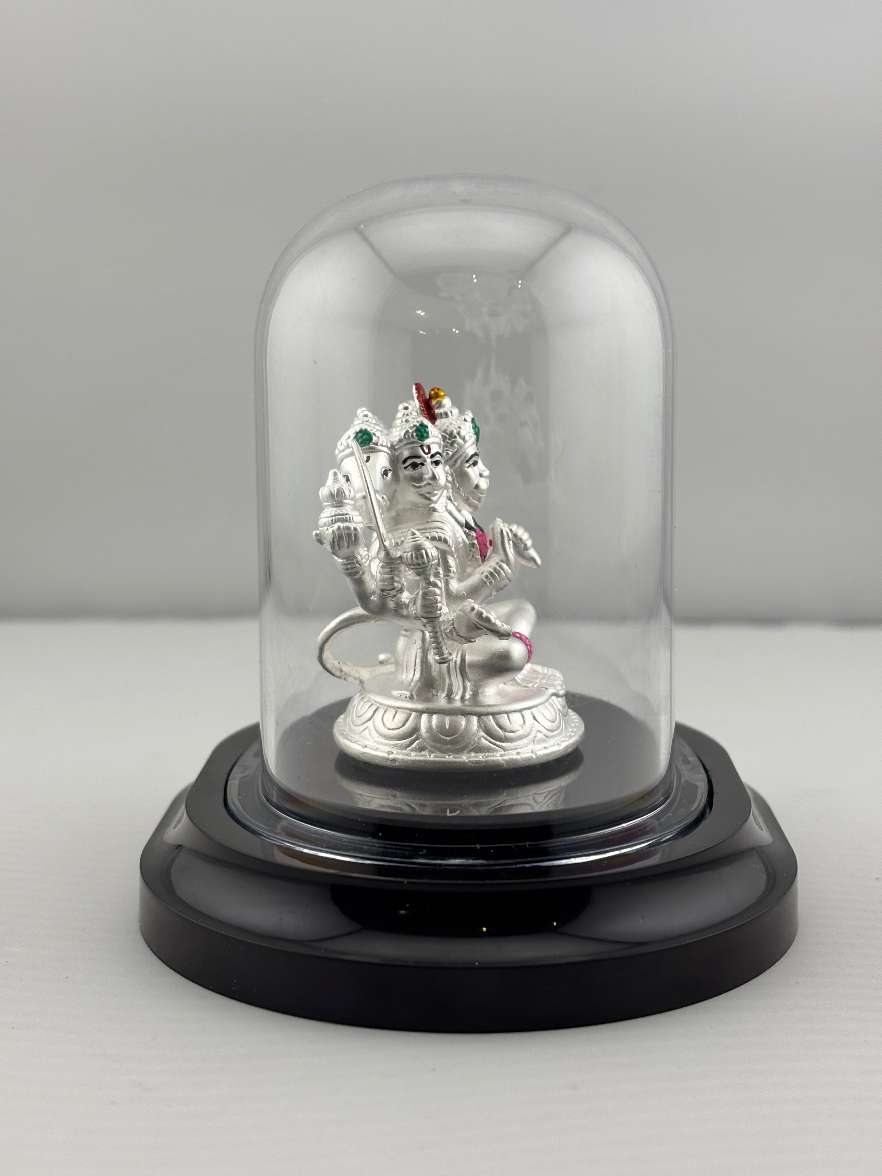 999 Pure Silver Pancha Mukhi Hanuman Idol 20gm – Five – Faced Murti for Temple & Pooja