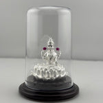 999 Pure Silver Goddess Lakshmi Idol 9gm – Floral Laxmi Murti for Diwali & Pooja