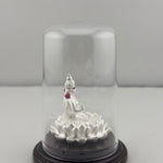 999 Pure Silver Goddess Lakshmi Idol 9gm – Floral Laxmi Murti for Diwali & Pooja
