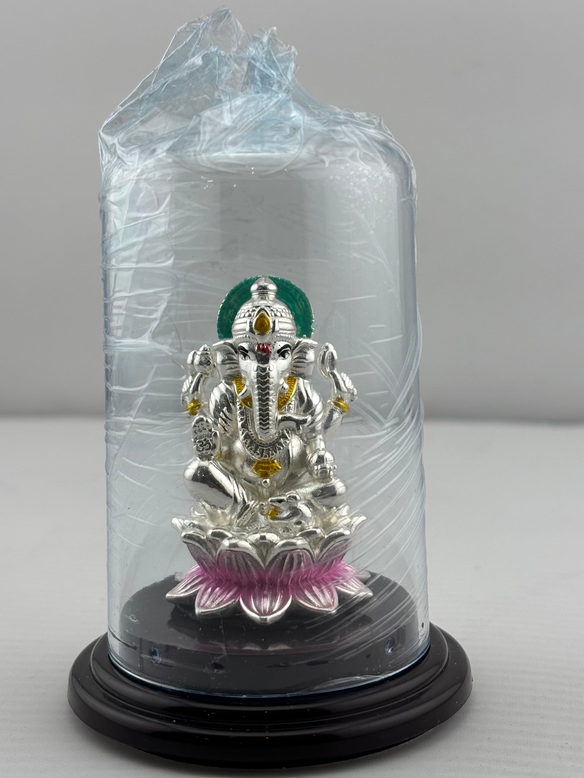 999 Pure Silver Ganesha Idol – Ganpati Murti for Home Mandir & Gifting