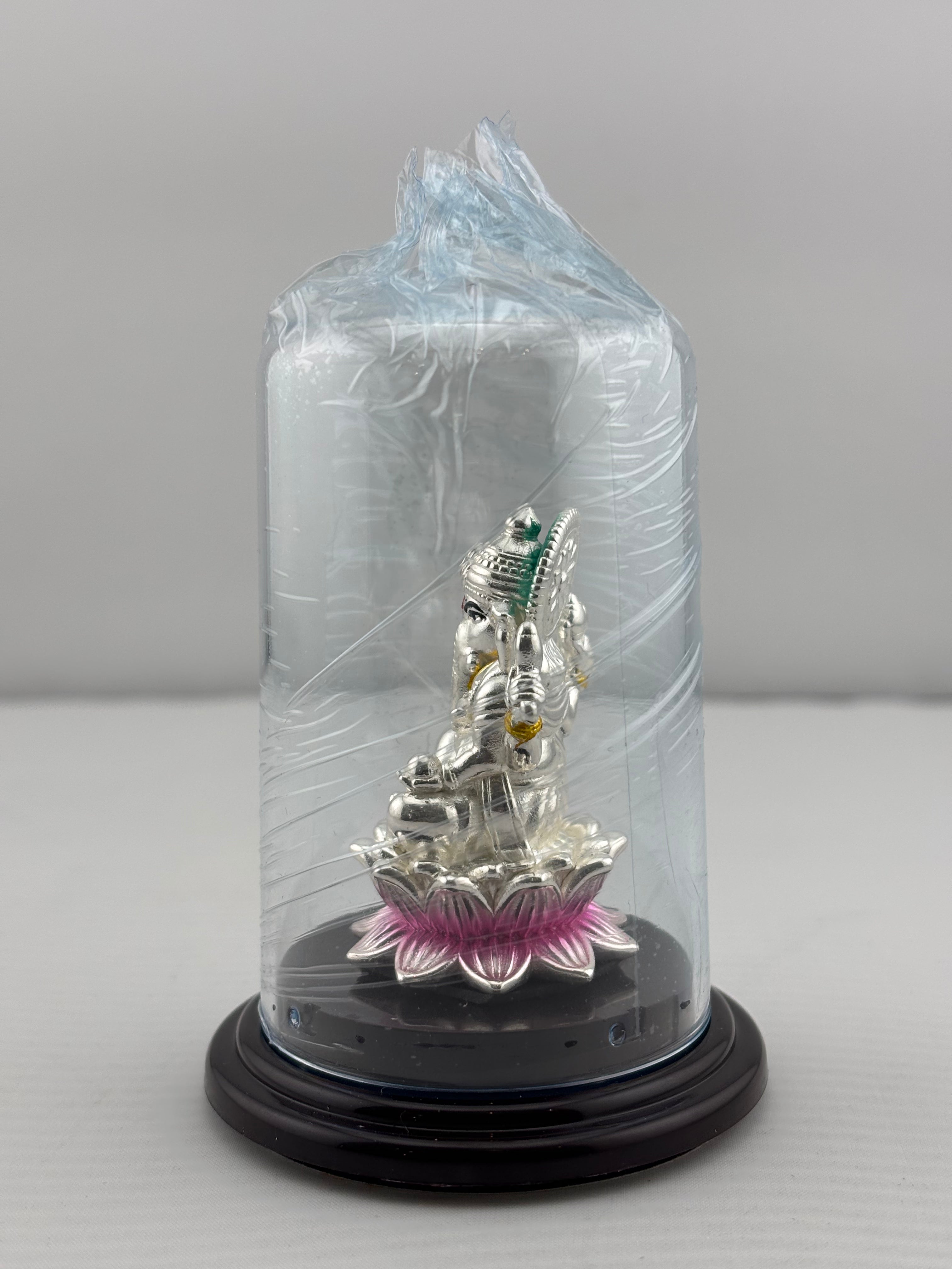 999 Pure Silver Ganesha Idol – Ganpati Murti for Home Mandir & Gifting