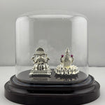 999 Pure Silver Ganesha & Lakshmi Idol 13gm – Prosperity Murti for Diwali & Temple Décor