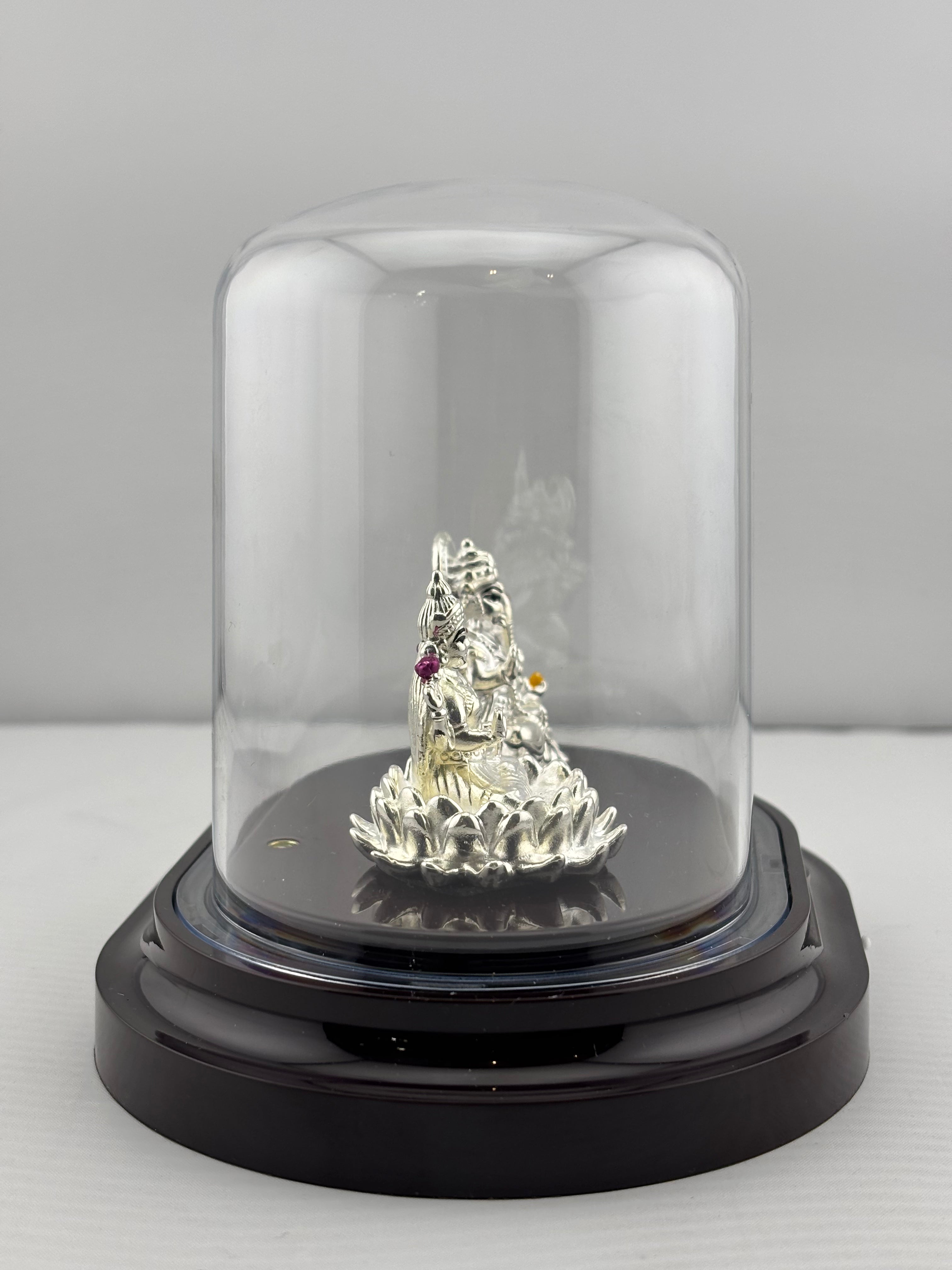 999 Pure Silver Ganesha & Lakshmi Idol 13gm – Prosperity Murti for Diwali & Temple Décor