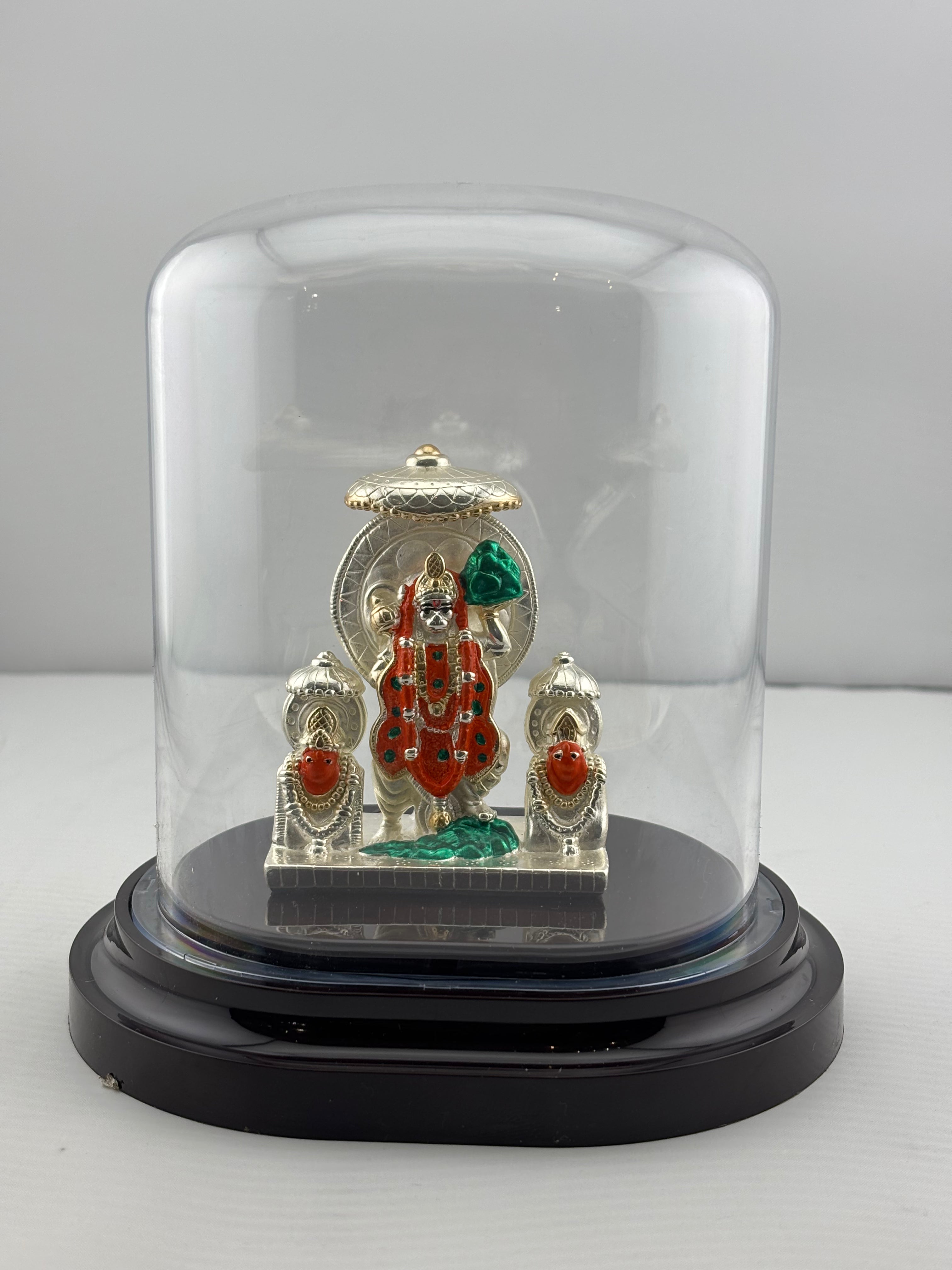 999 Pure Silver Lord Hanuman Idol Design 2 37gm – Divine Bajrangbali Murti for Temple & Pooja