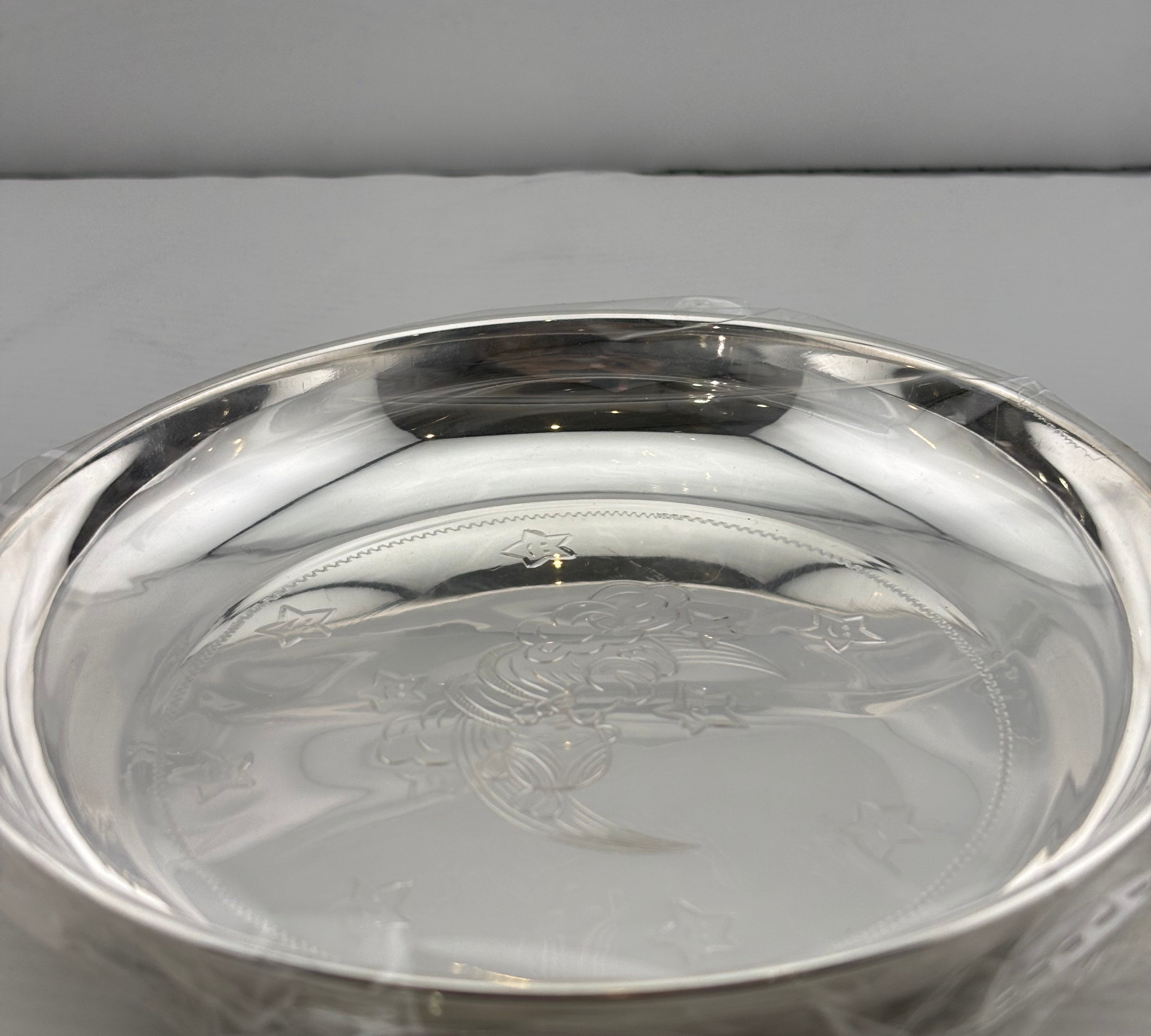 Silver Small Plate 100gm – Traditional Serving Plate for Pooja & Gifting