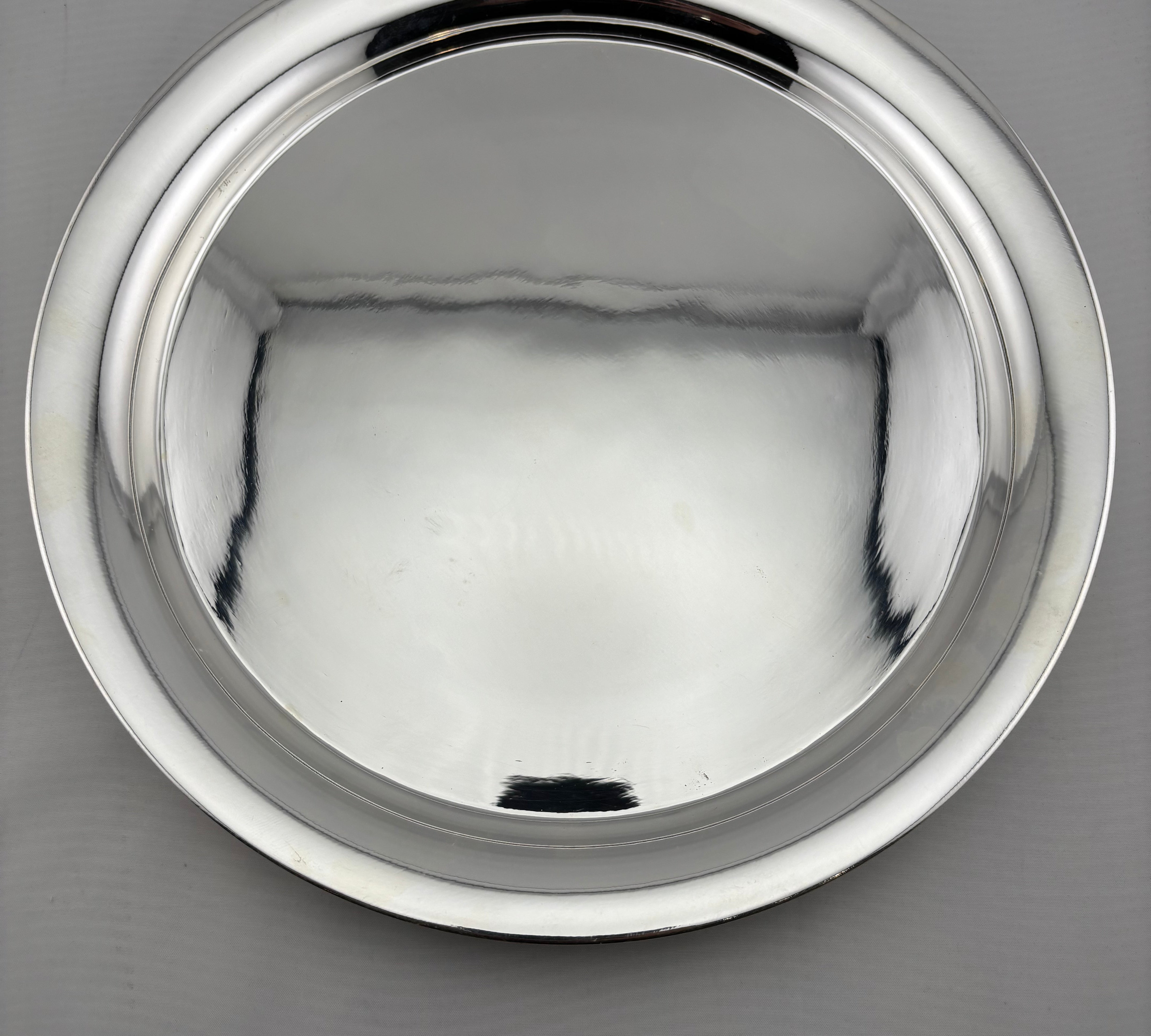 Silver Large Plate 350gm – Traditional Serving Plate for Pooja & Gifting