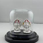 999 Pure Silver Ganesha & Lakshmi Idol Design 3 18gm