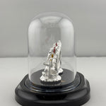 999 Pure Silver Ganesha & Lakshmi Idol Design 3 18gm