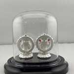 999 Pure Silver Ganesha & Lakshmi Idol Design 3 18gm