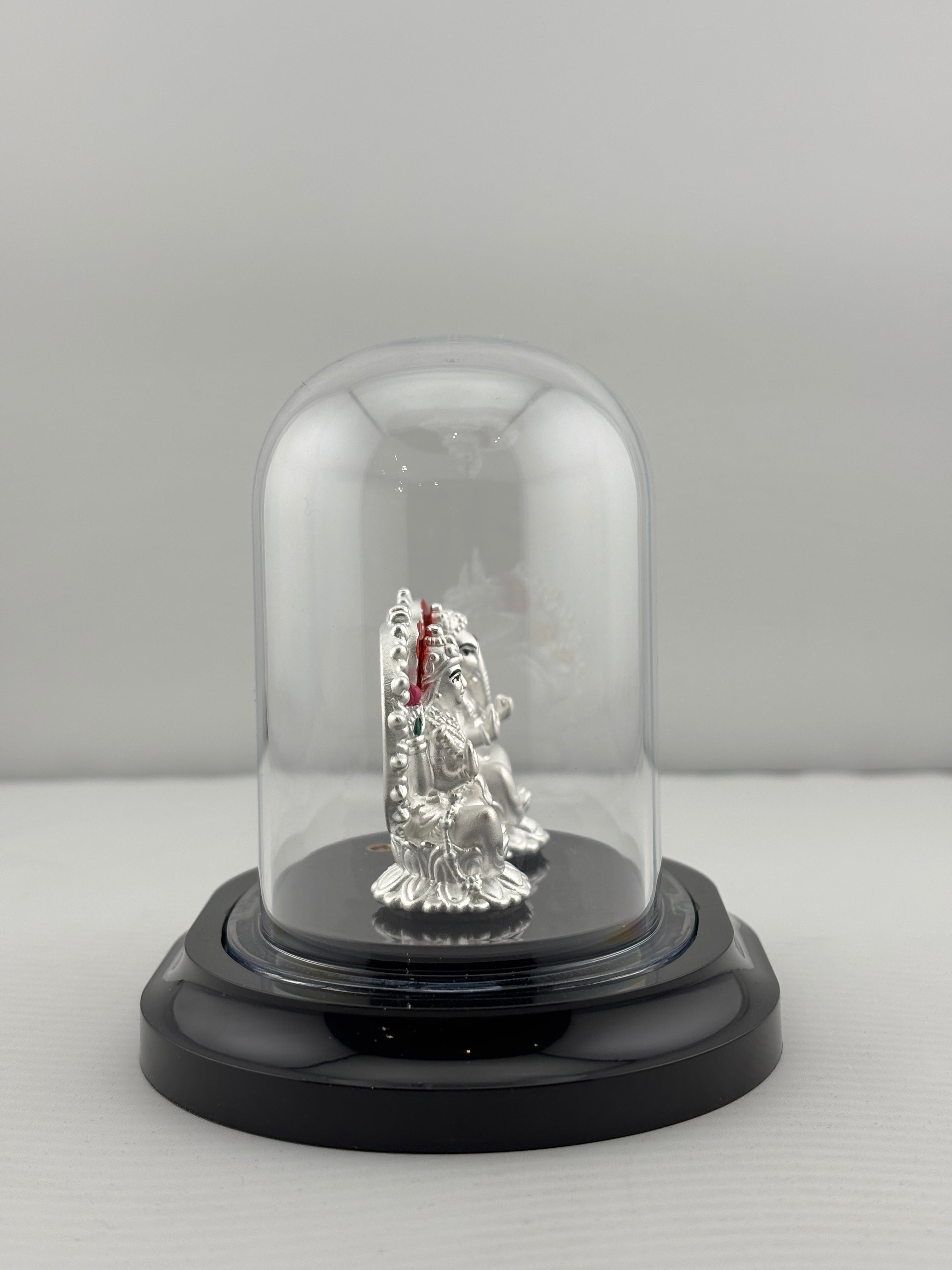 999 Pure Silver Ganesha & Lakshmi Idol Design 3 18gm