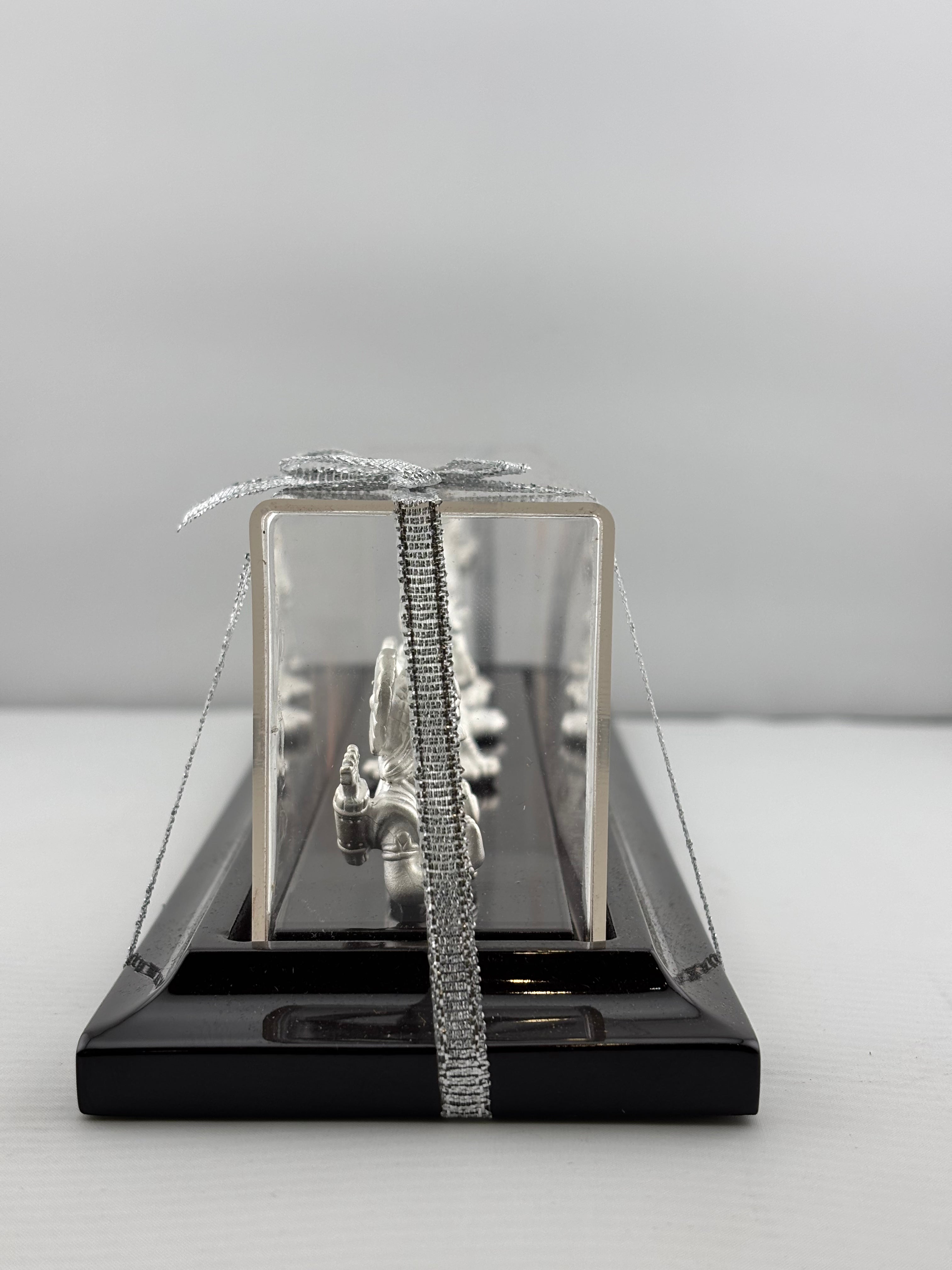 999 Pure Silver Set of 9 Hindu Deities 37gm – Divine Deity Set for Temple Décor & Gifting silver idol