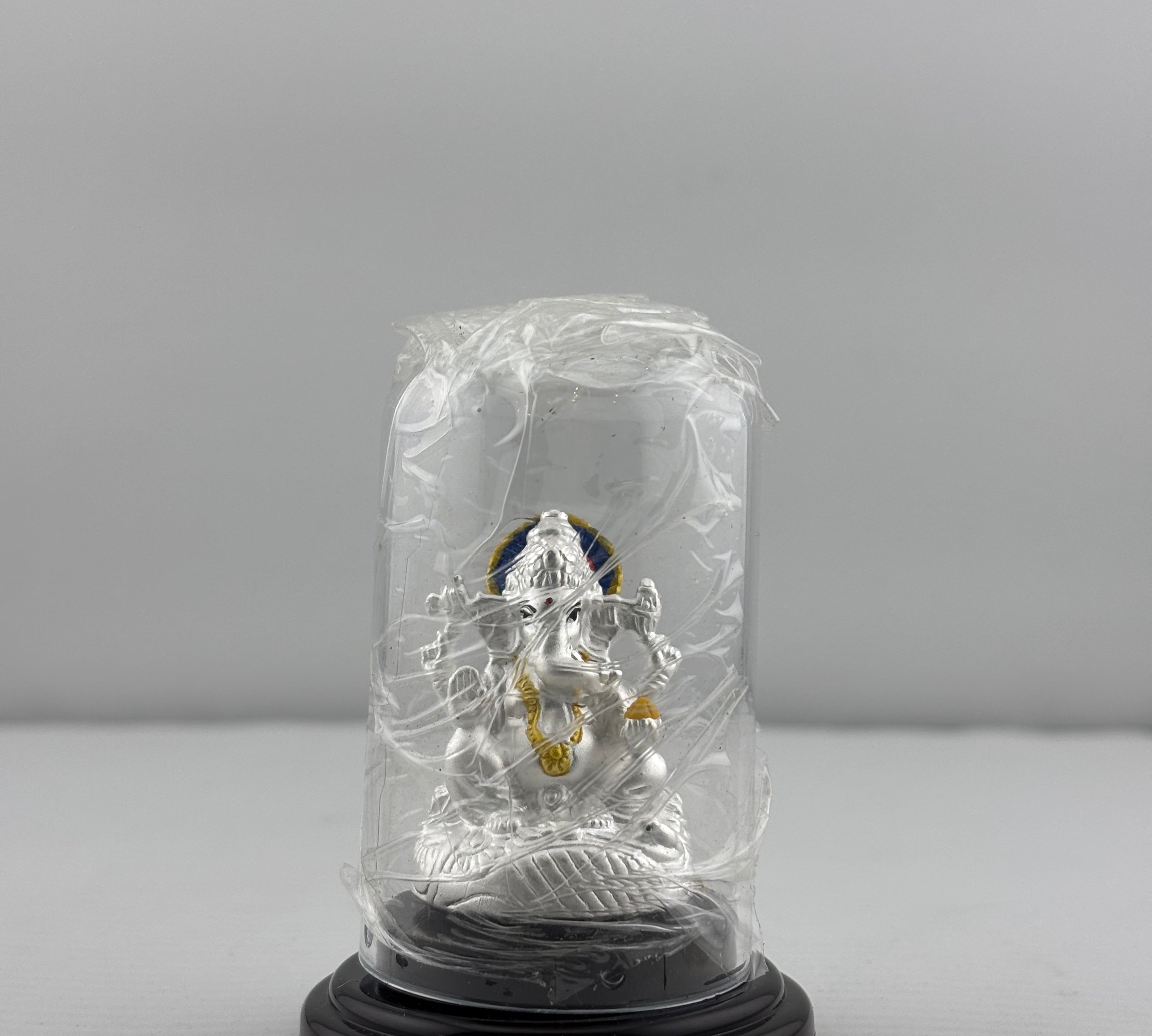 999 Pure Silver Ganesha Idol Design 4 6gm – Divine Ganpati Murti for Home Mandir & Gifting