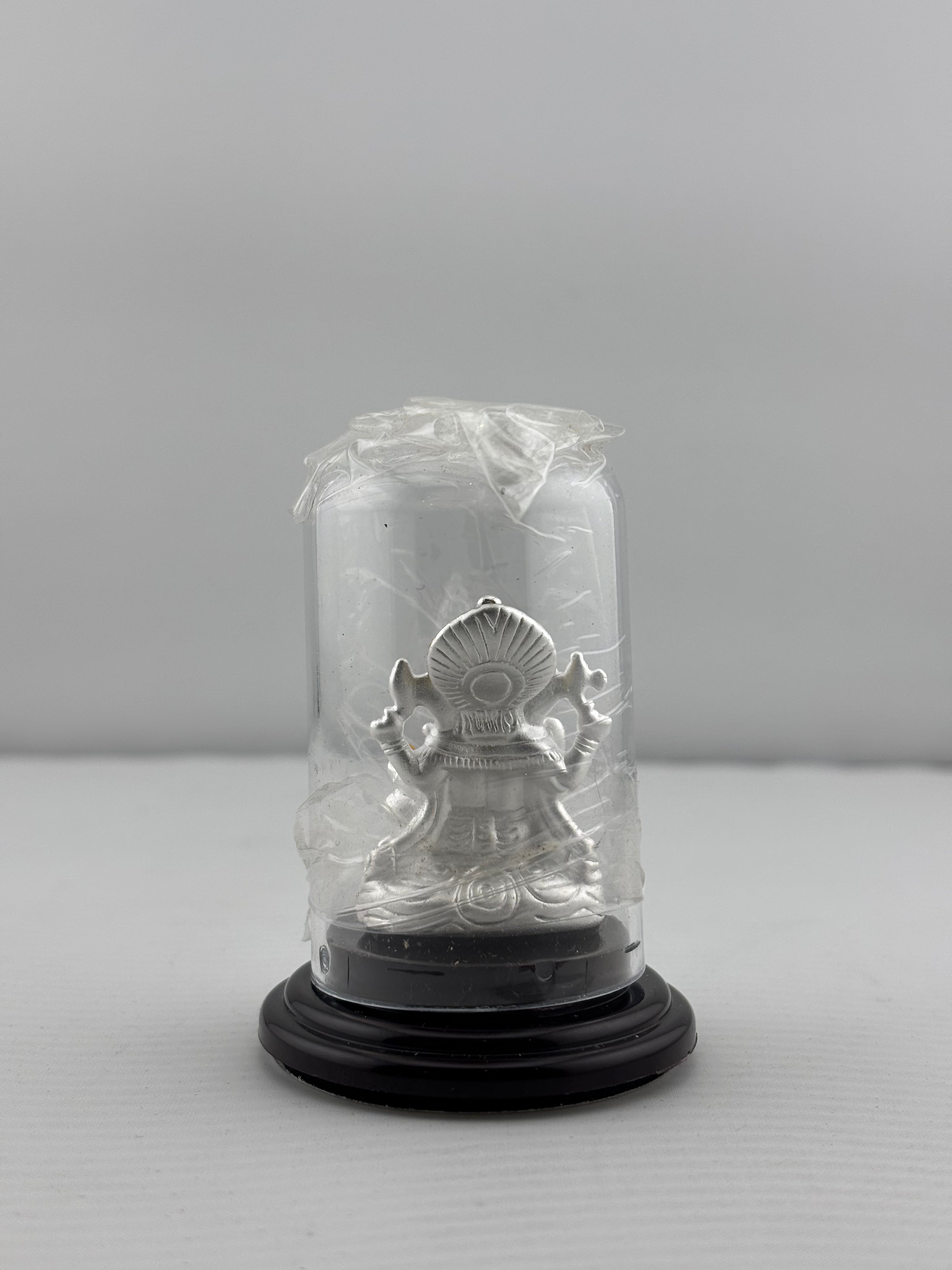 999 Pure Silver Ganesha Idol Design 4 6gm – Divine Ganpati Murti for Home Mandir & Gifting