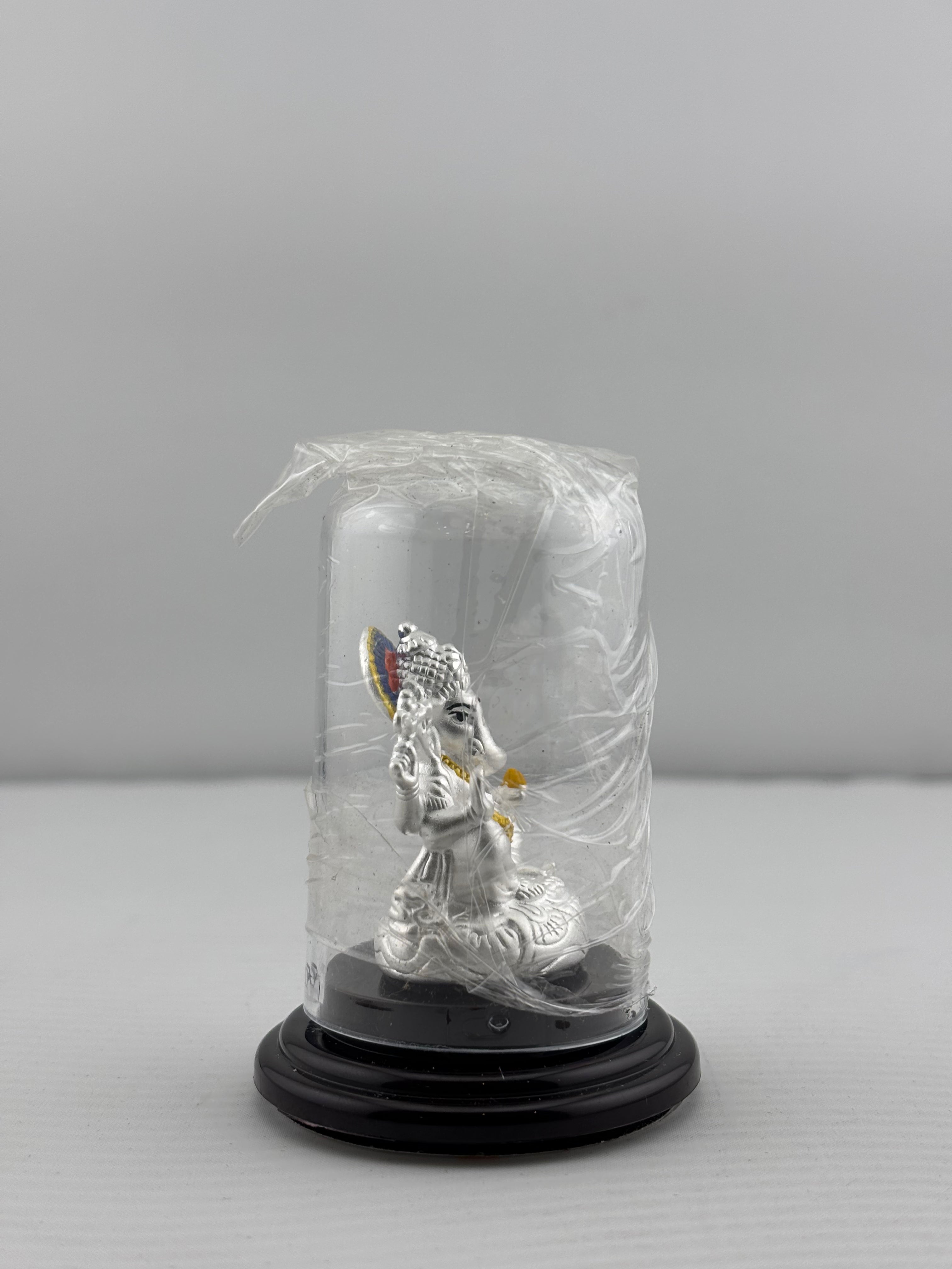 999 Pure Silver Ganesha Idol Design 4 6gm – Divine Ganpati Murti for Home Mandir & Gifting