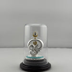 999 Pure Silver Tamil Om with Vel Symbol 12gm – Sacred Spiritual Décor for Home Mandir silver idol