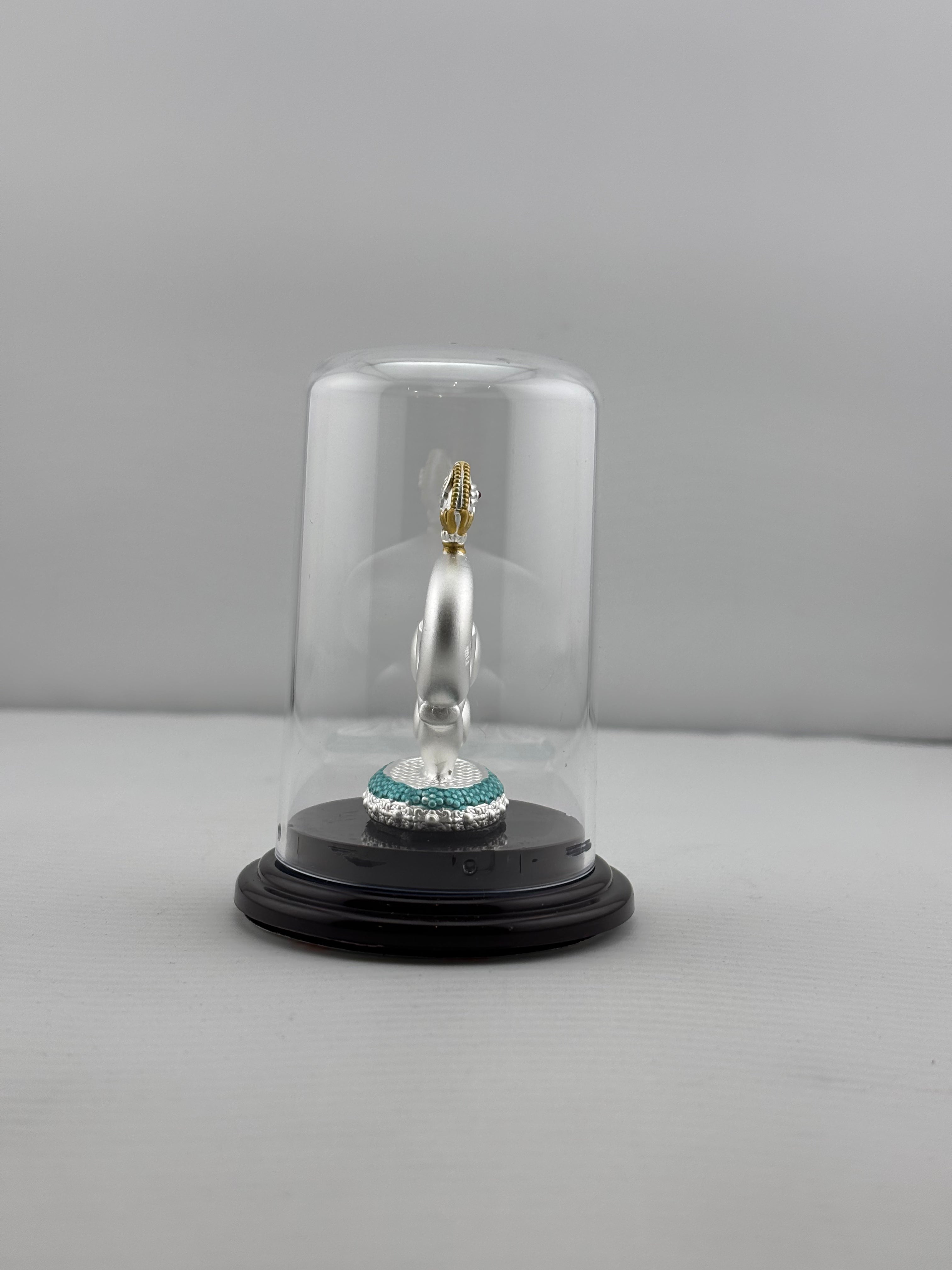 999 Pure Silver Tamil Om with Vel Symbol 12gm – Sacred Spiritual Décor for Home Mandir silver idol
