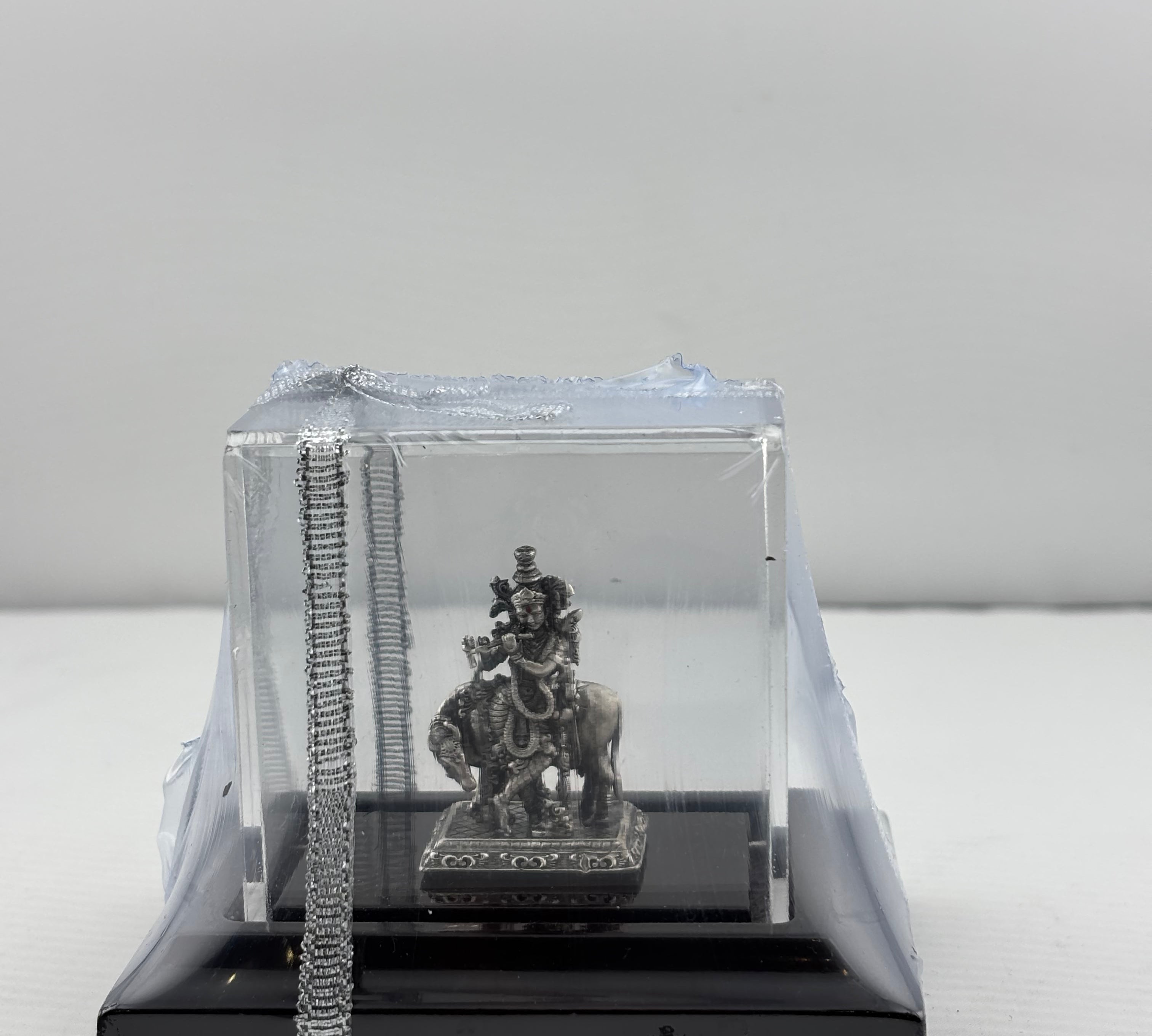 Silver Lord Krishna Idol 22gm – Divine Krishna Murti for Temple & Gifting