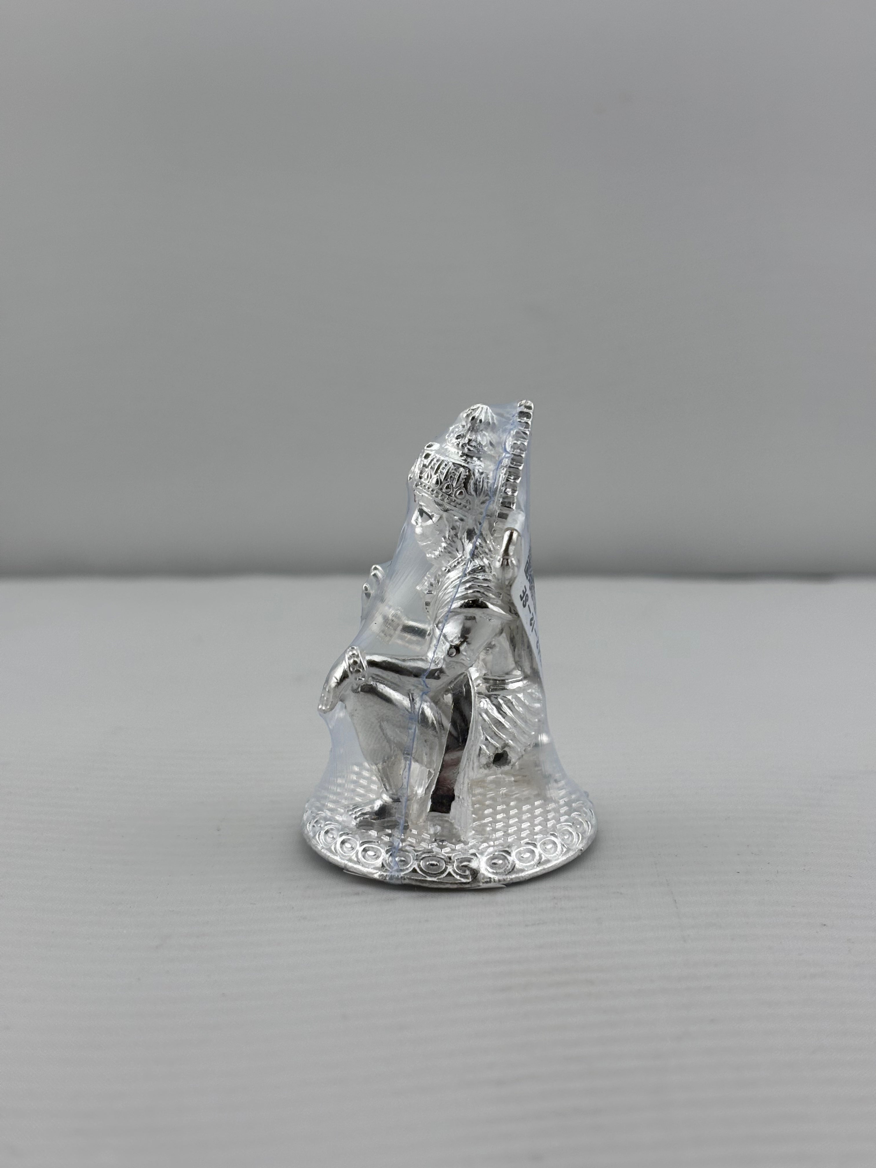 Silver Lord Hanuman Idol 80gm – Divine Bajrangbali Murti for Temple & Pooja