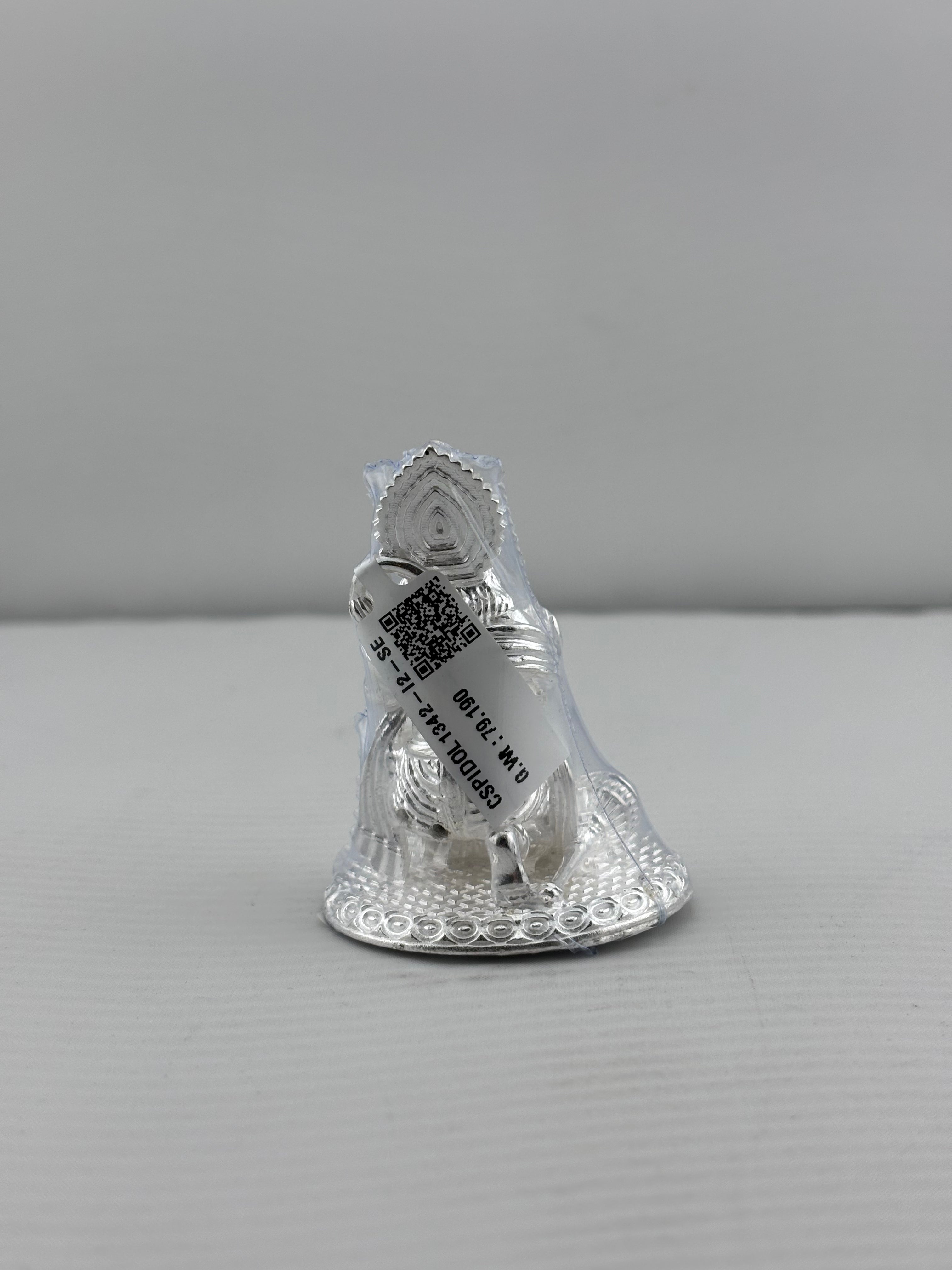 Silver Lord Hanuman Idol 80gm – Divine Bajrangbali Murti for Temple & Pooja