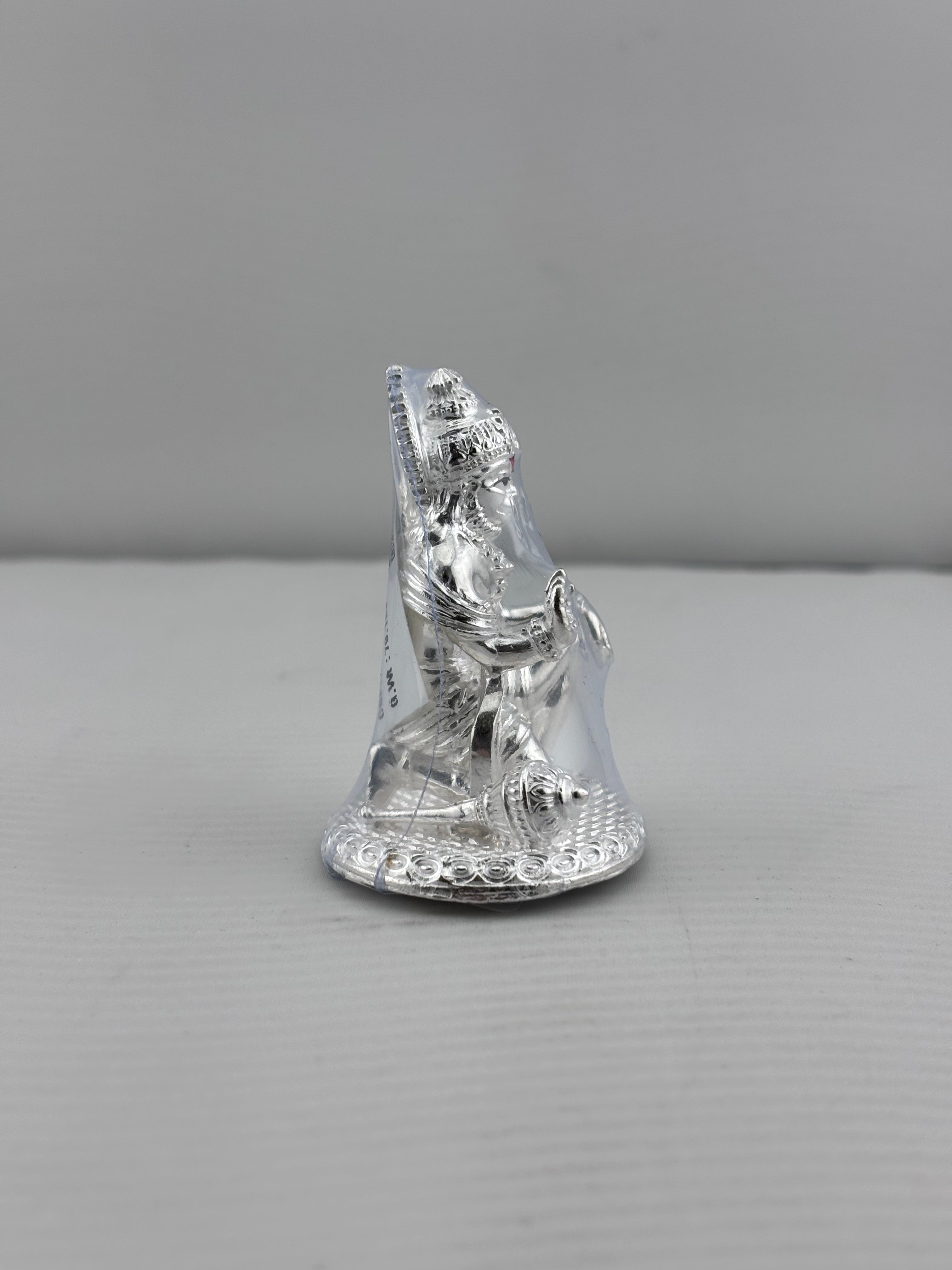 Silver Lord Hanuman Idol 80gm – Divine Bajrangbali Murti for Temple & Pooja