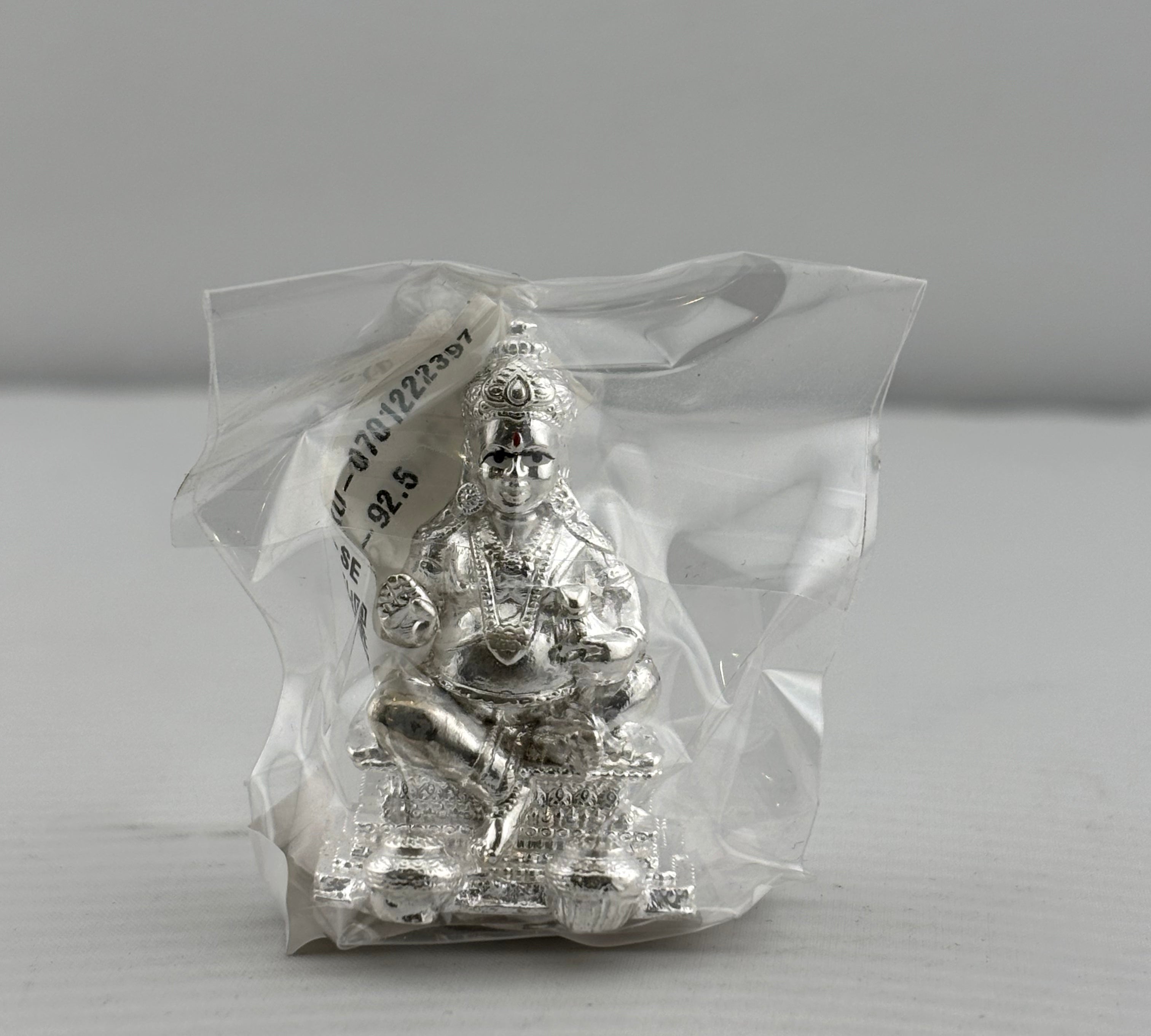 Sterling Silver Kubera Idol 31gm – Wealth God Murti for Home Mandir & Gifting