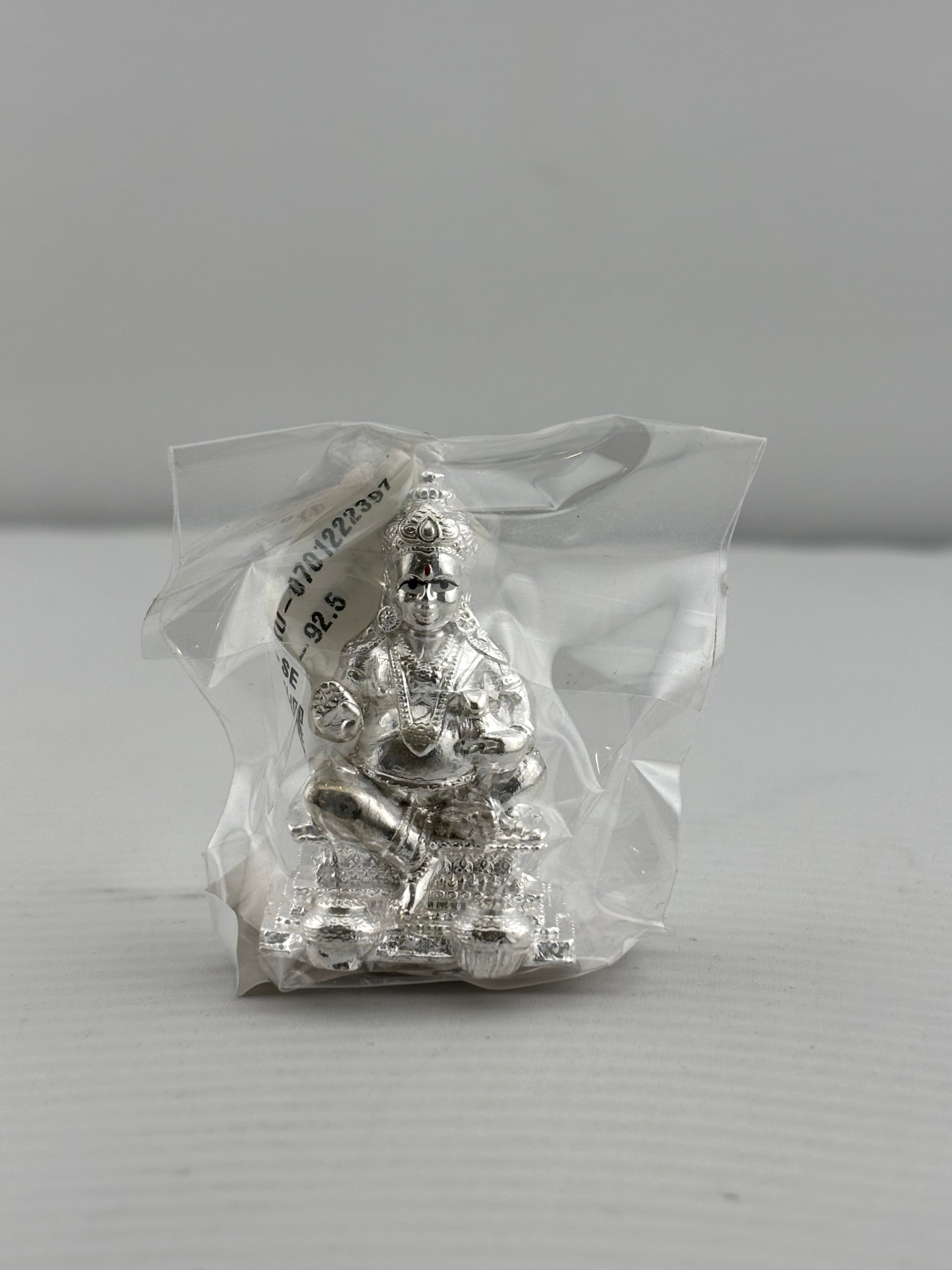Sterling Silver Kubera Idol 31gm – Wealth God Murti for Home Mandir & Gifting