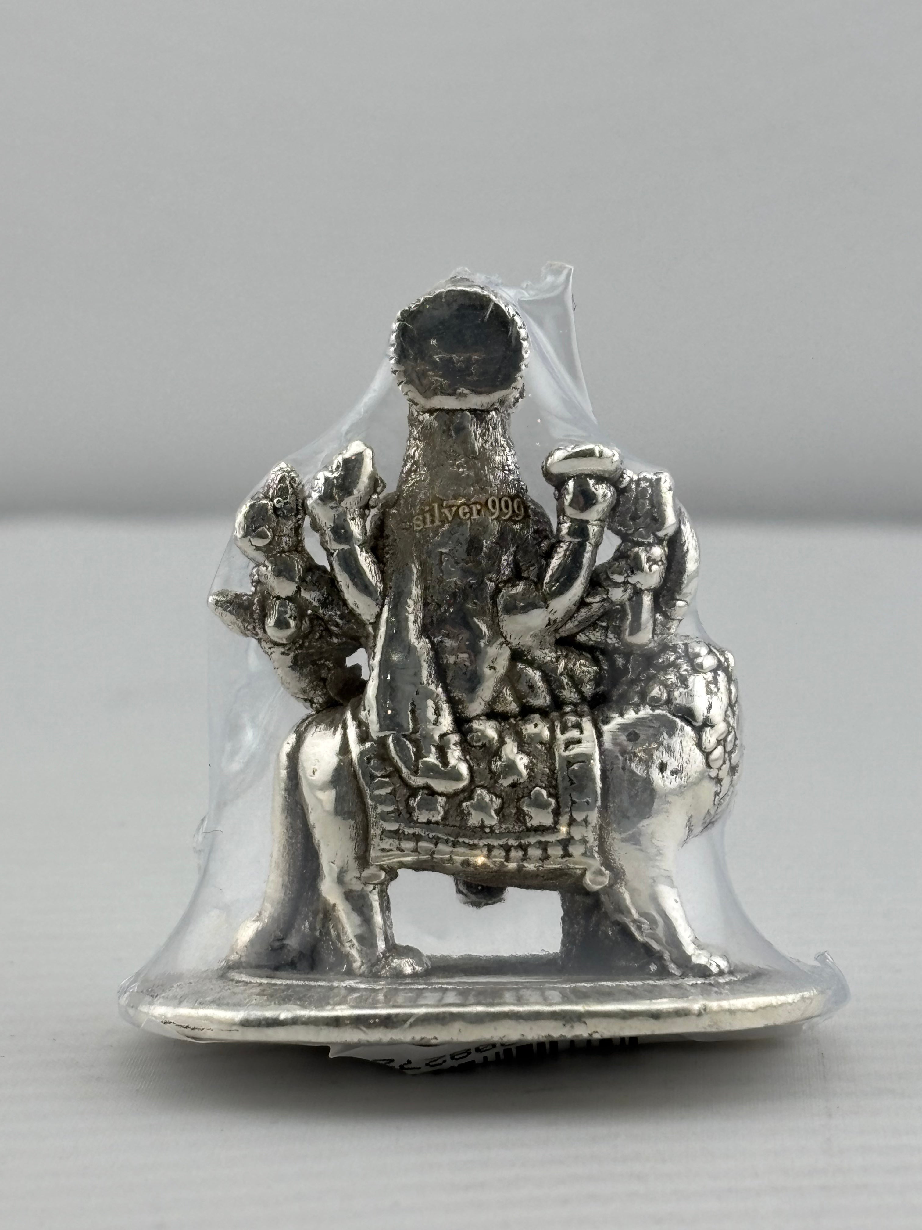 999 Pure Silver Goddess Lakshmi Idol 15gm – Divine Laxmi Murti for Home Mandir & Gifting