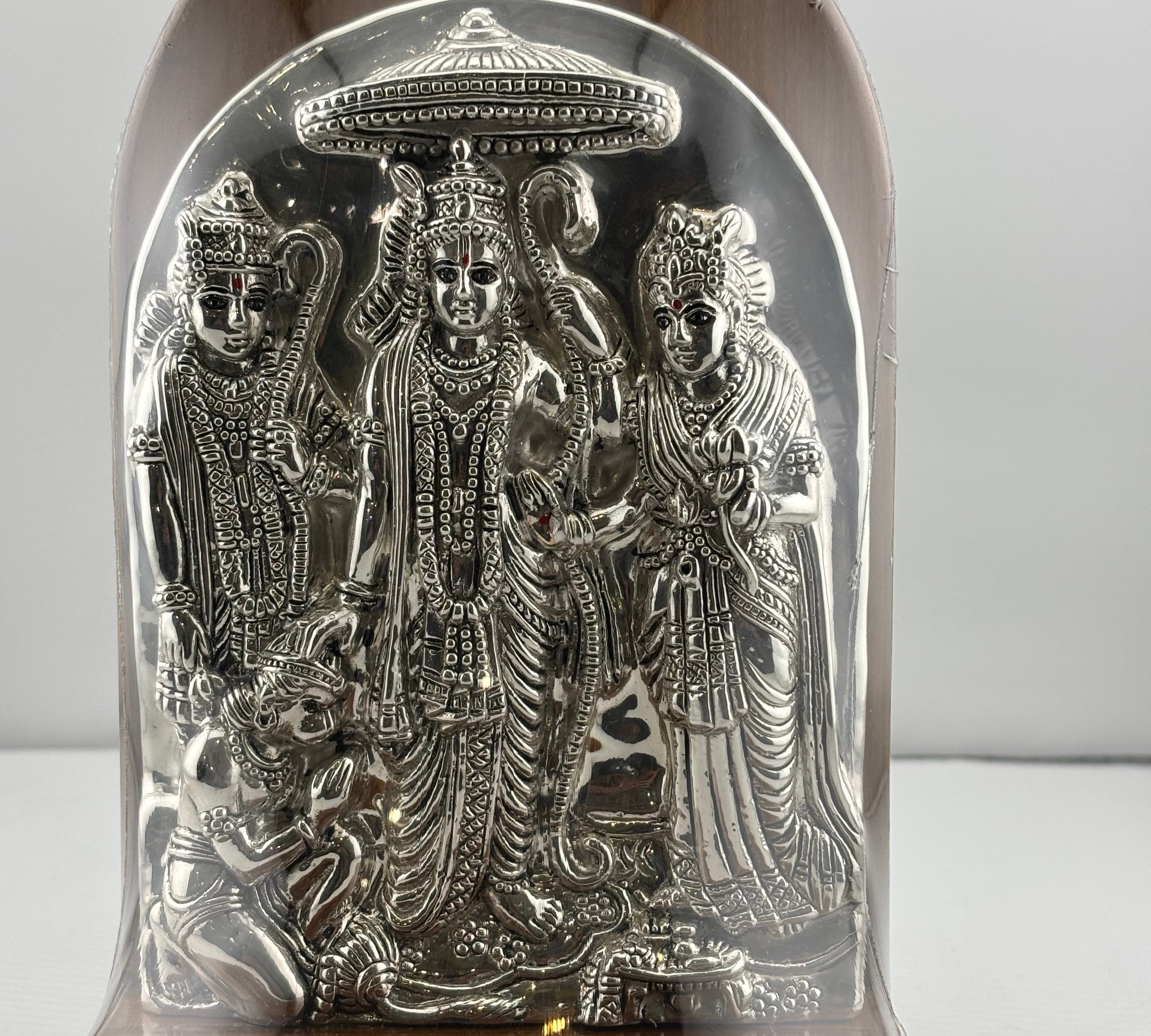 999 Pure Silver Ram Family Idol 111gm – Divine Family Murti for Pooja & Prosperity