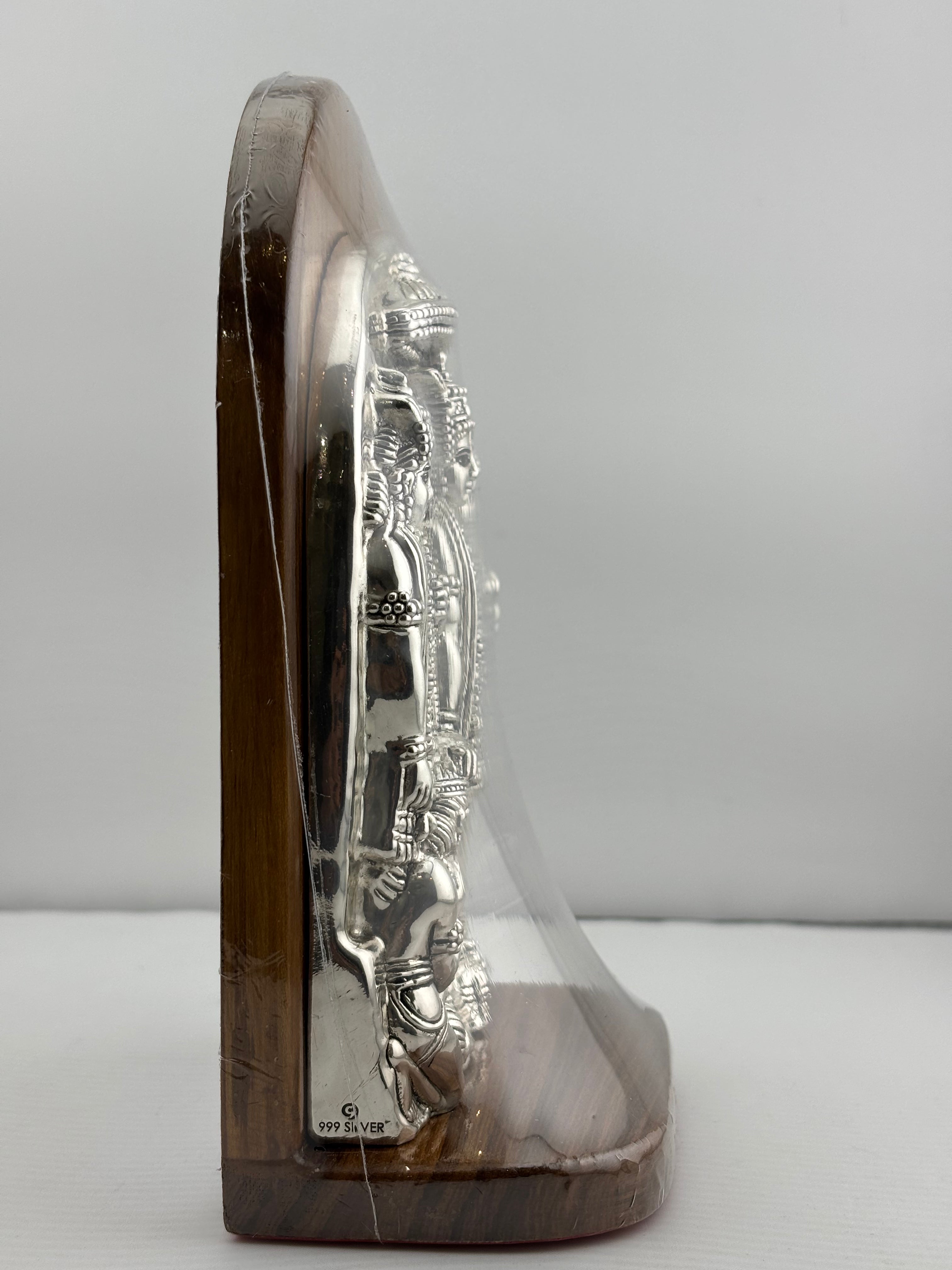 999 Pure Silver Ram Family Idol 111gm – Divine Family Murti for Pooja & Prosperity