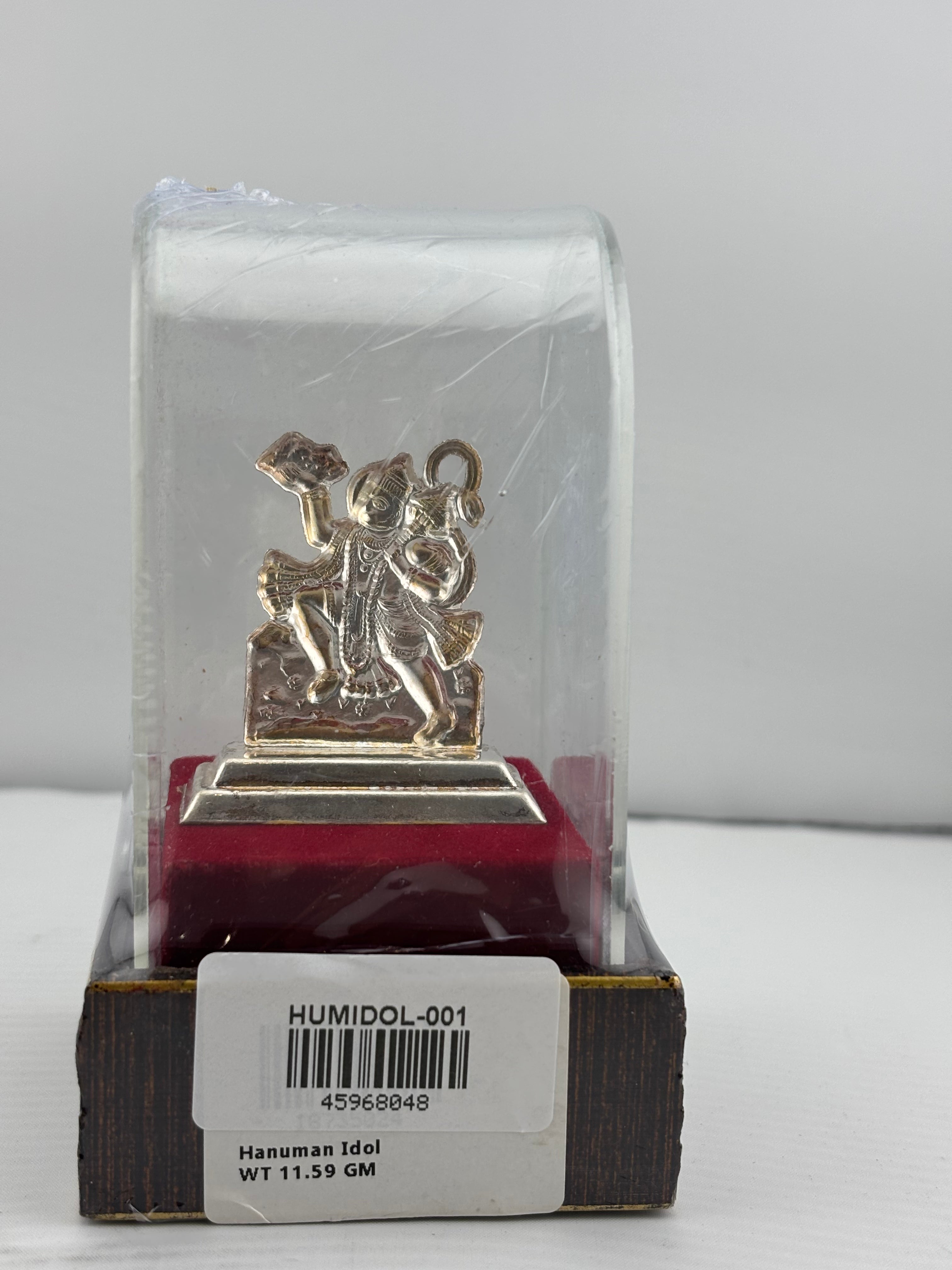 Silver Lord Hanuman Idol 11gm – Divine Bajrangbali Murti for Temple & Pooja