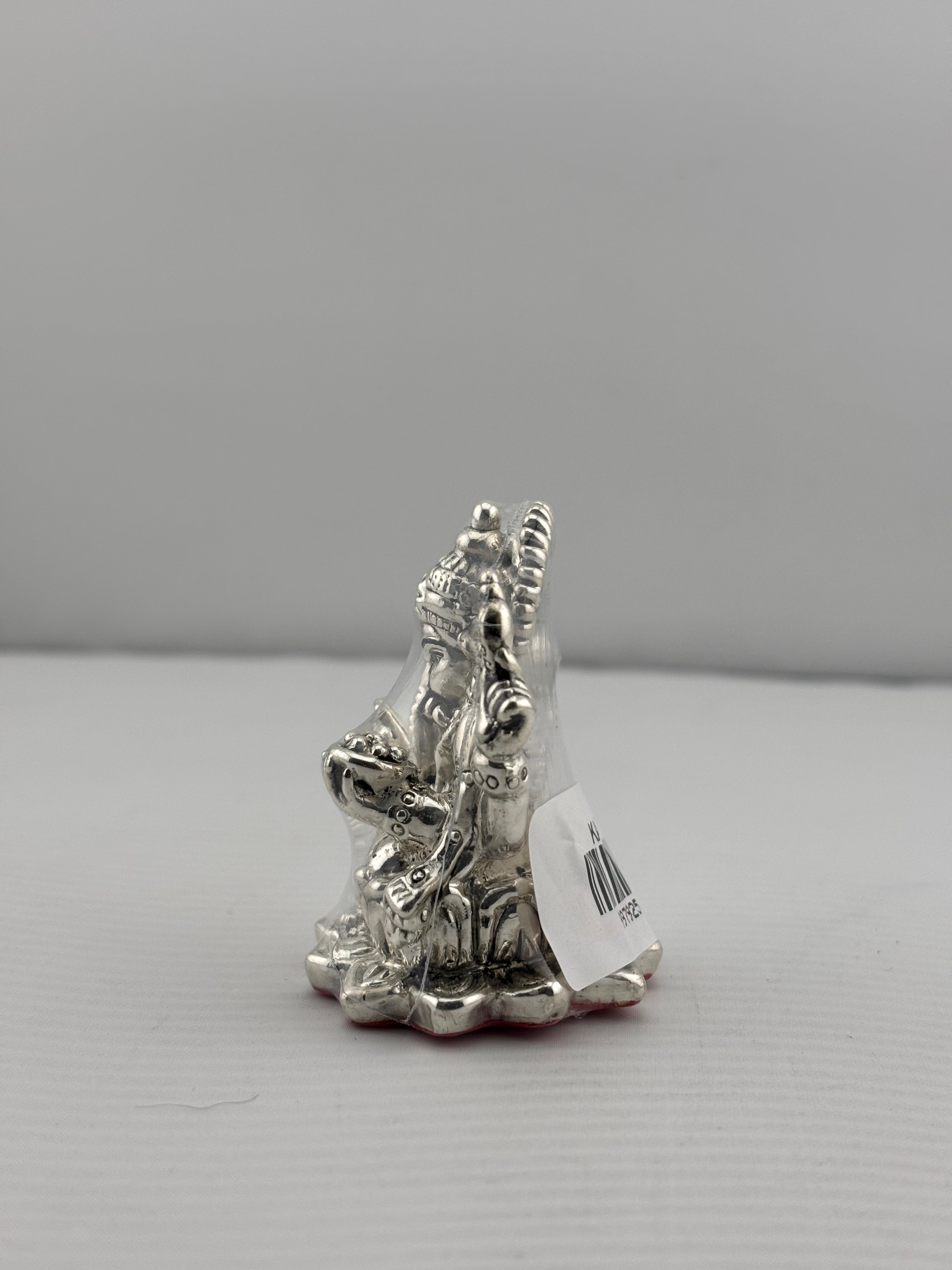 Silver Ganesha Idol Design 4 16gm – Divine Ganpati Murti for Home Mandir & Gifting