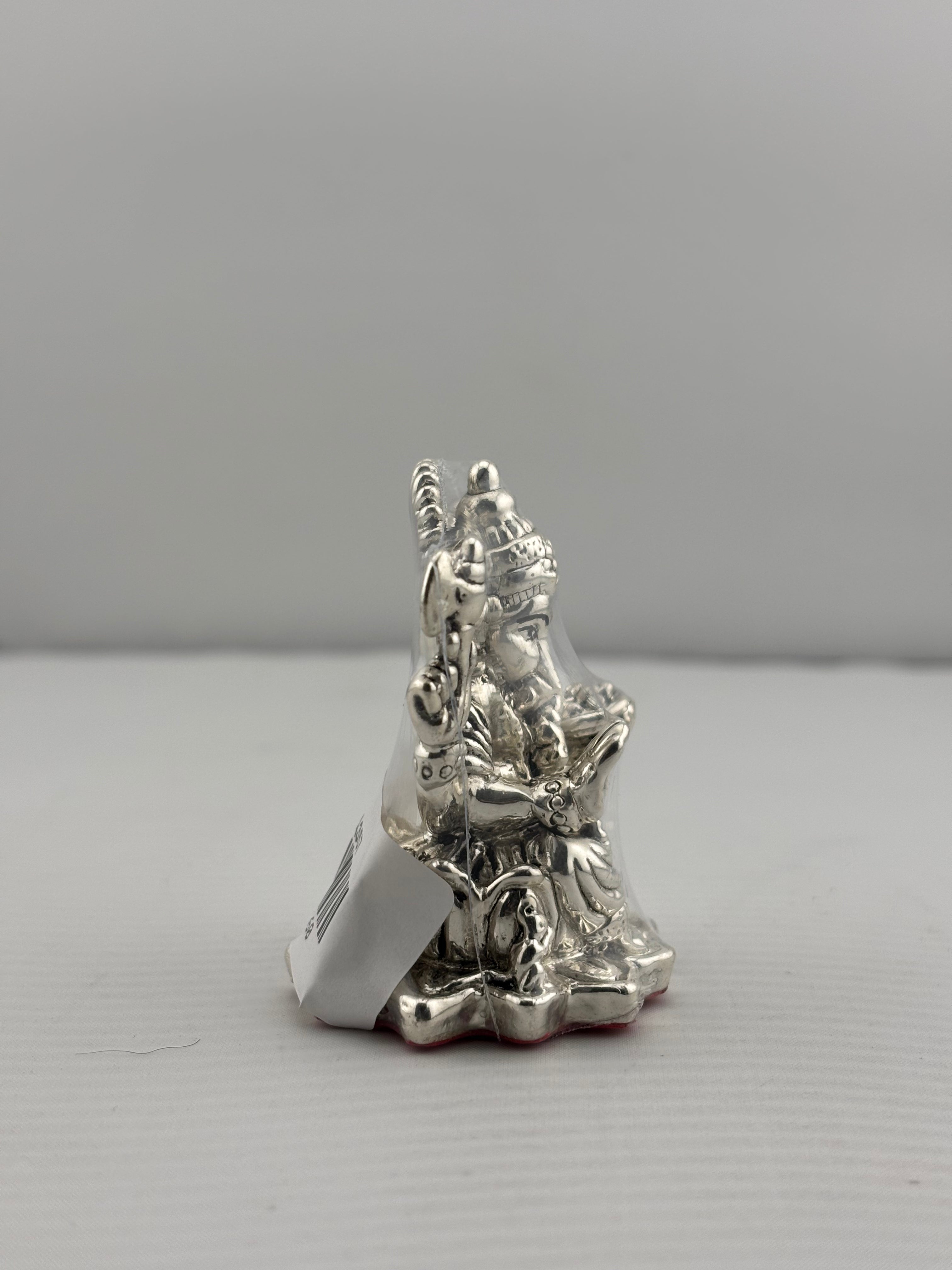 Silver Ganesha Idol Design 4 16gm – Divine Ganpati Murti for Home Mandir & Gifting