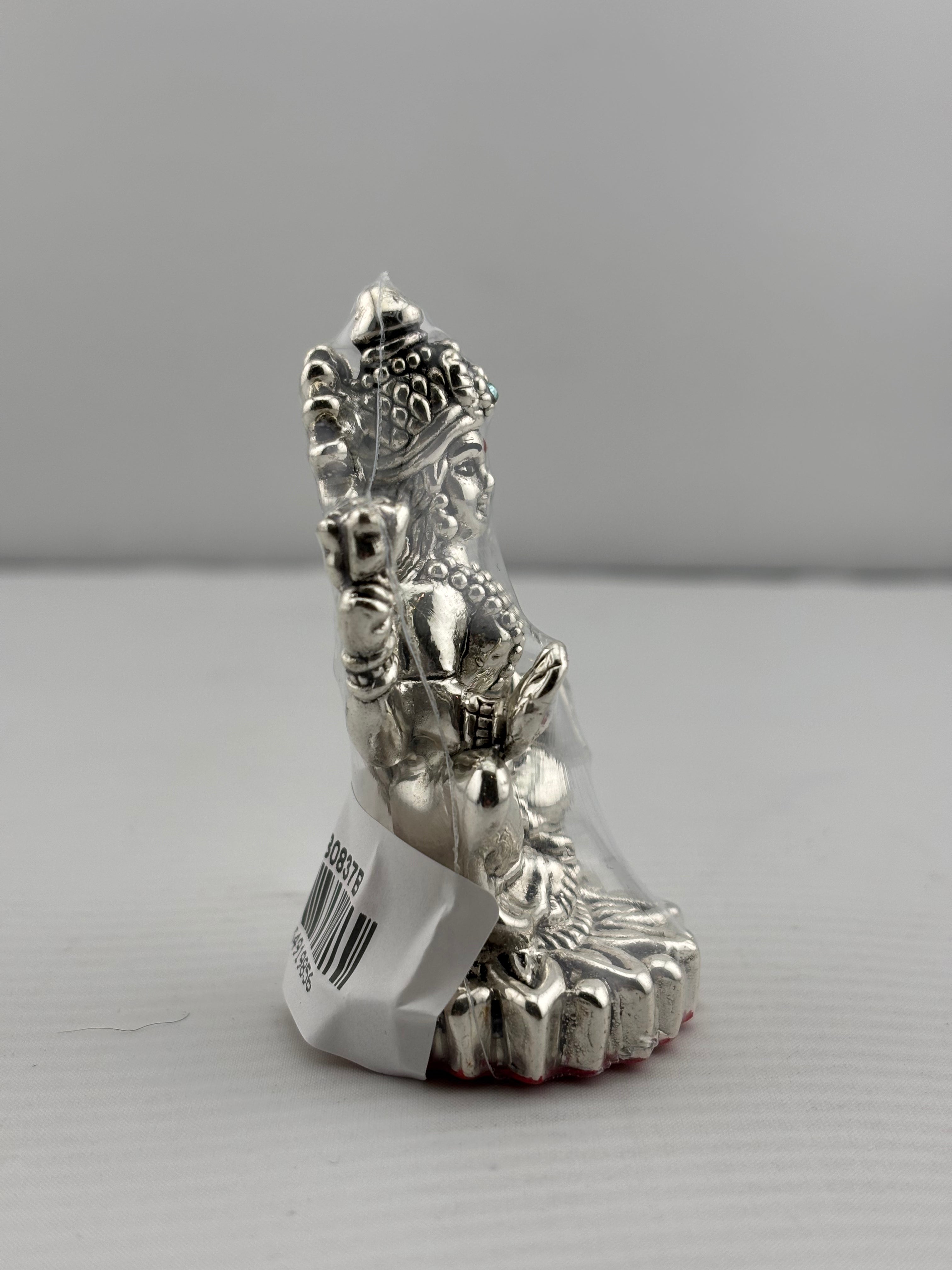 Silver Goddess Lakshmi Idol Design 3 20gm – Divine Laxmi Murti for Home Mandir & Gifting