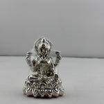 Silver Goddess Lakshmi Idol Design 4 23gm – Divine Laxmi Murti for Home Mandir & Gifting