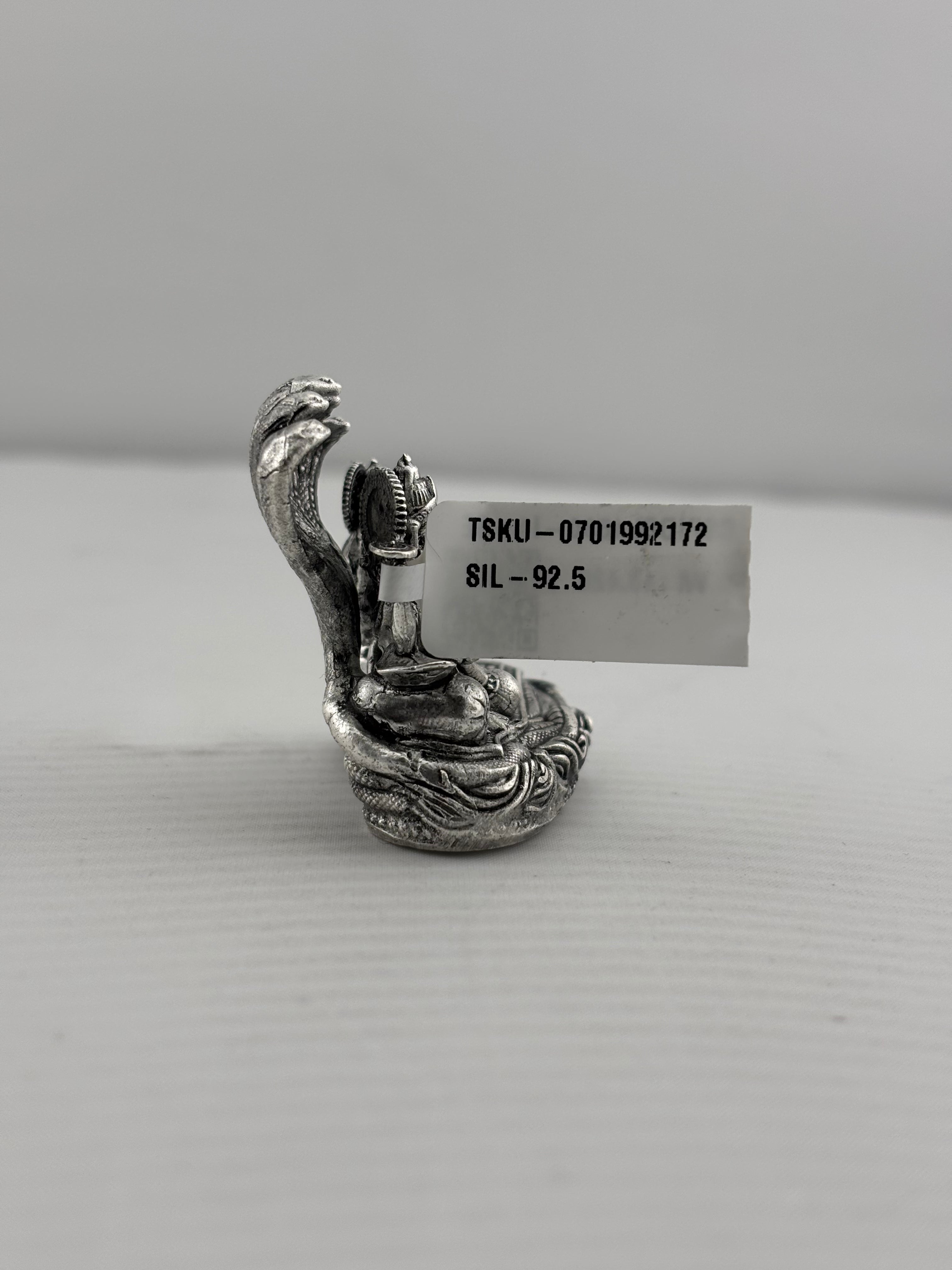 Silver Vishnu & Lakshmi Idol 40gm – Divine Couple Murti for Pooja & Prosperity