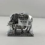 Silver Cow & Calf Idol 50gm – Sacred Gomata Murti
