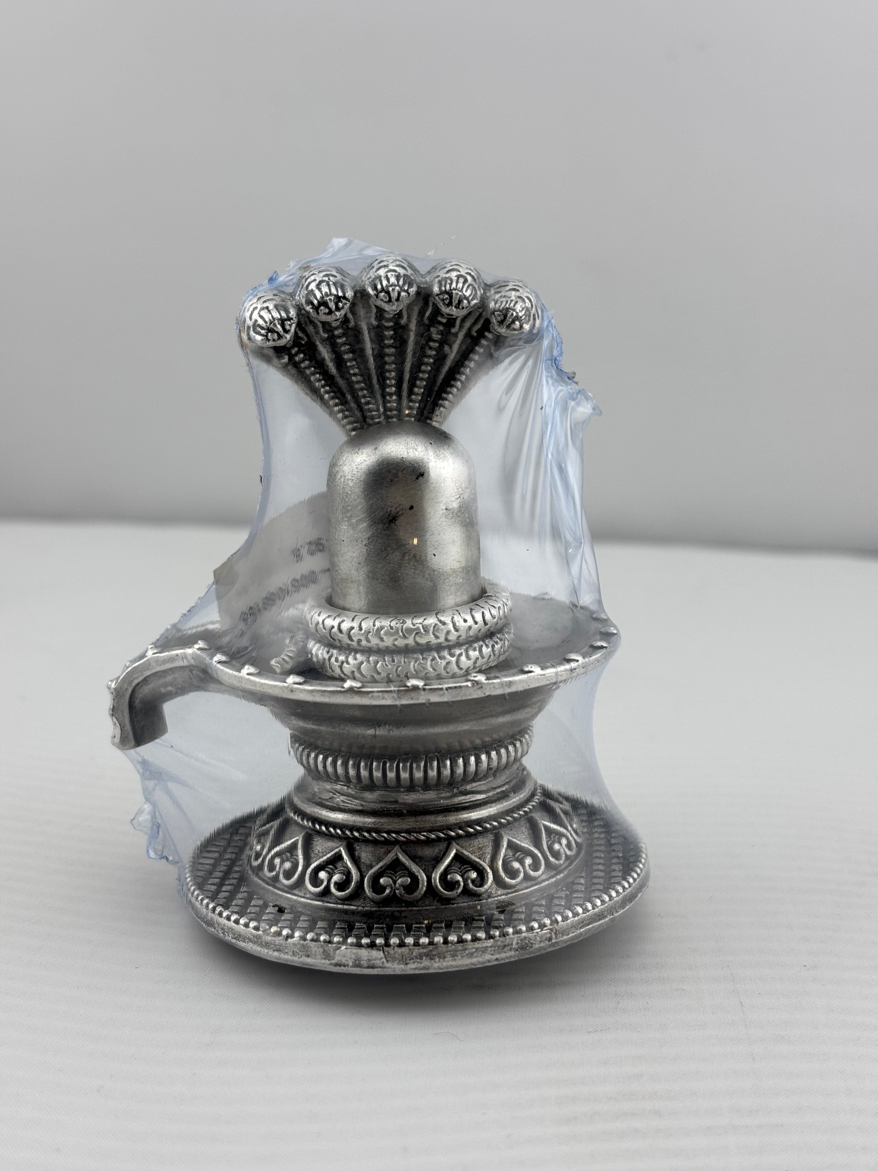 Silver Shiv Ling 180gm – Sacred Shivling for Pooja & Home Mandir silver idol