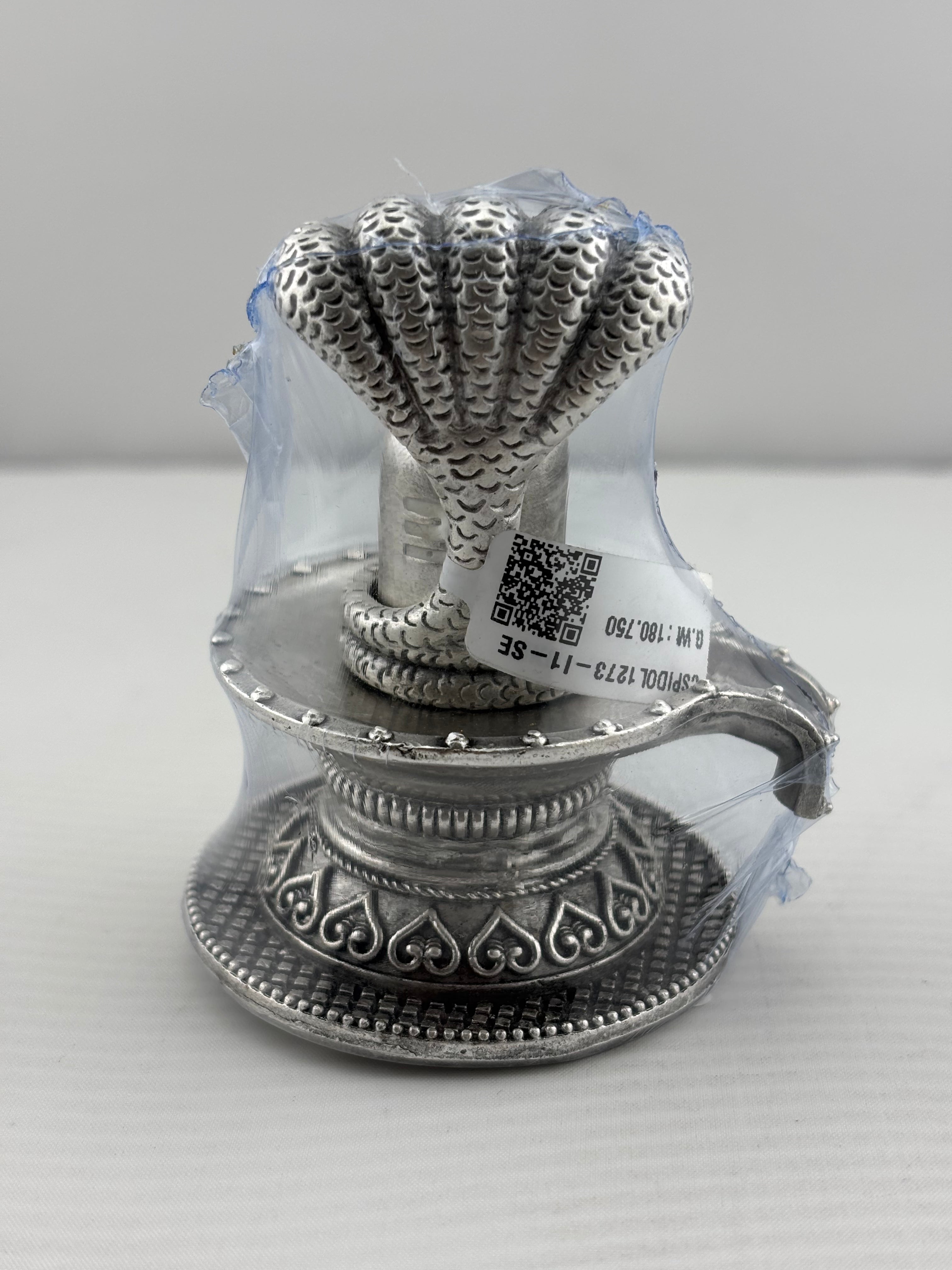 Silver Shiv Ling 180gm – Sacred Shivling for Pooja & Home Mandir silver idol