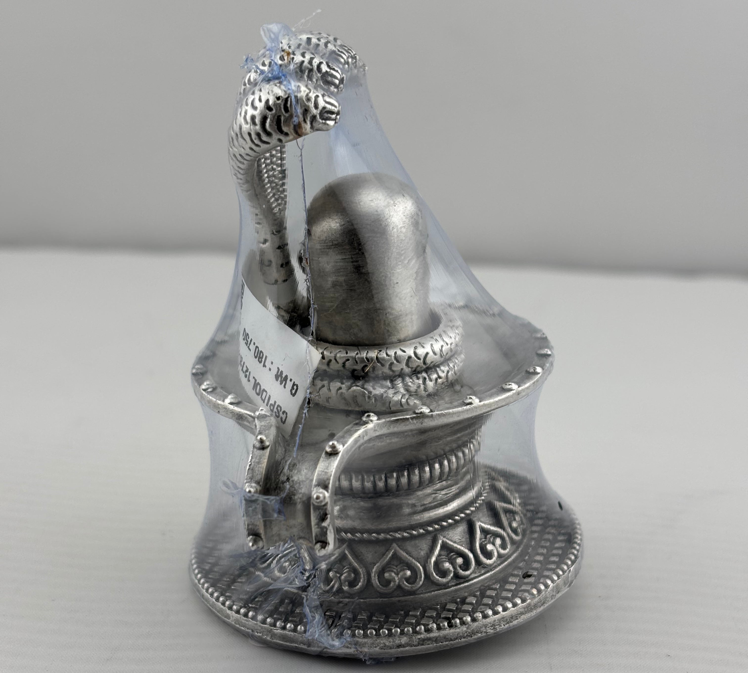 Silver Shiv Ling 180gm – Sacred Shivling for Pooja & Home Mandir silver idol