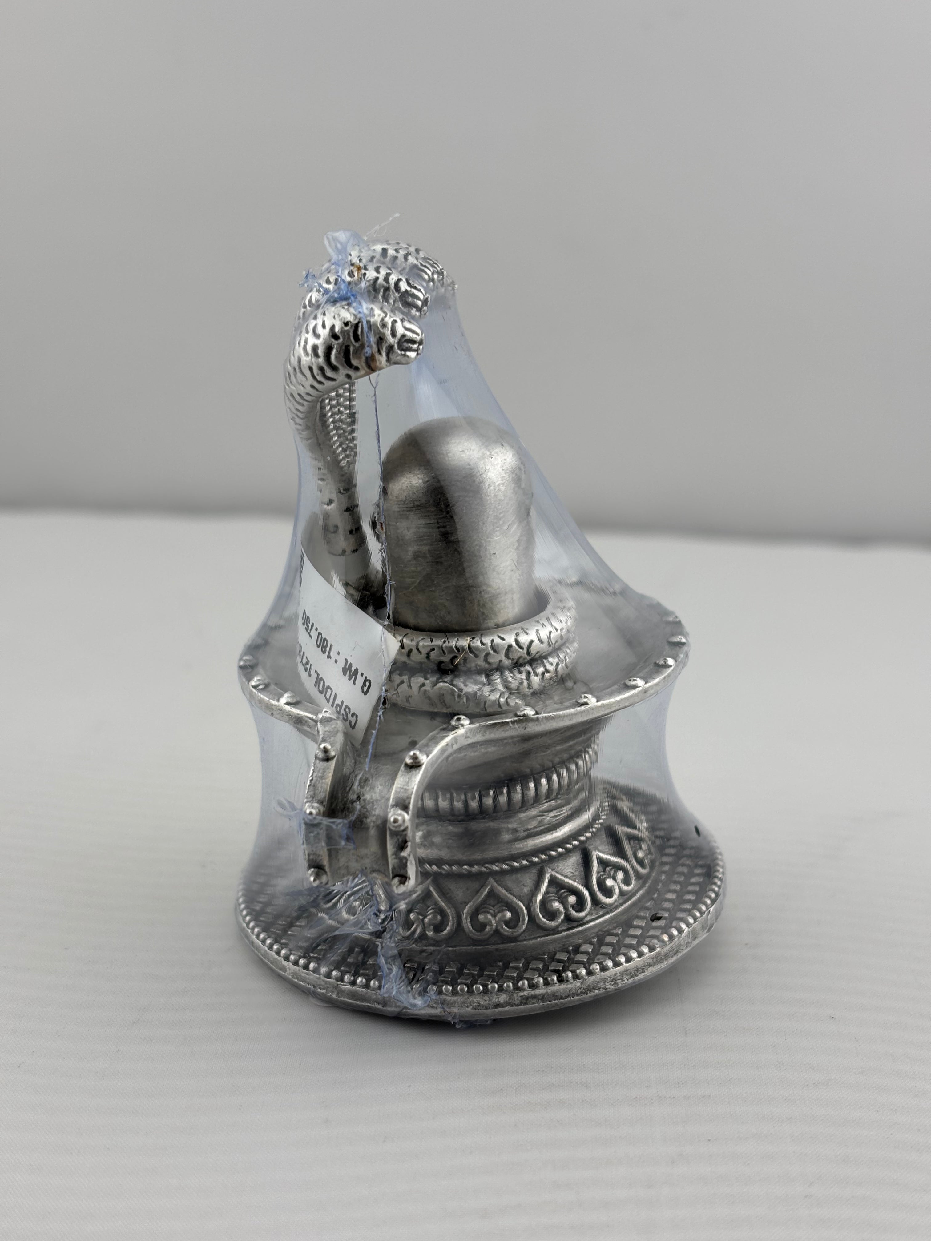 Silver Shiv Ling 180gm – Sacred Shivling for Pooja & Home Mandir silver idol