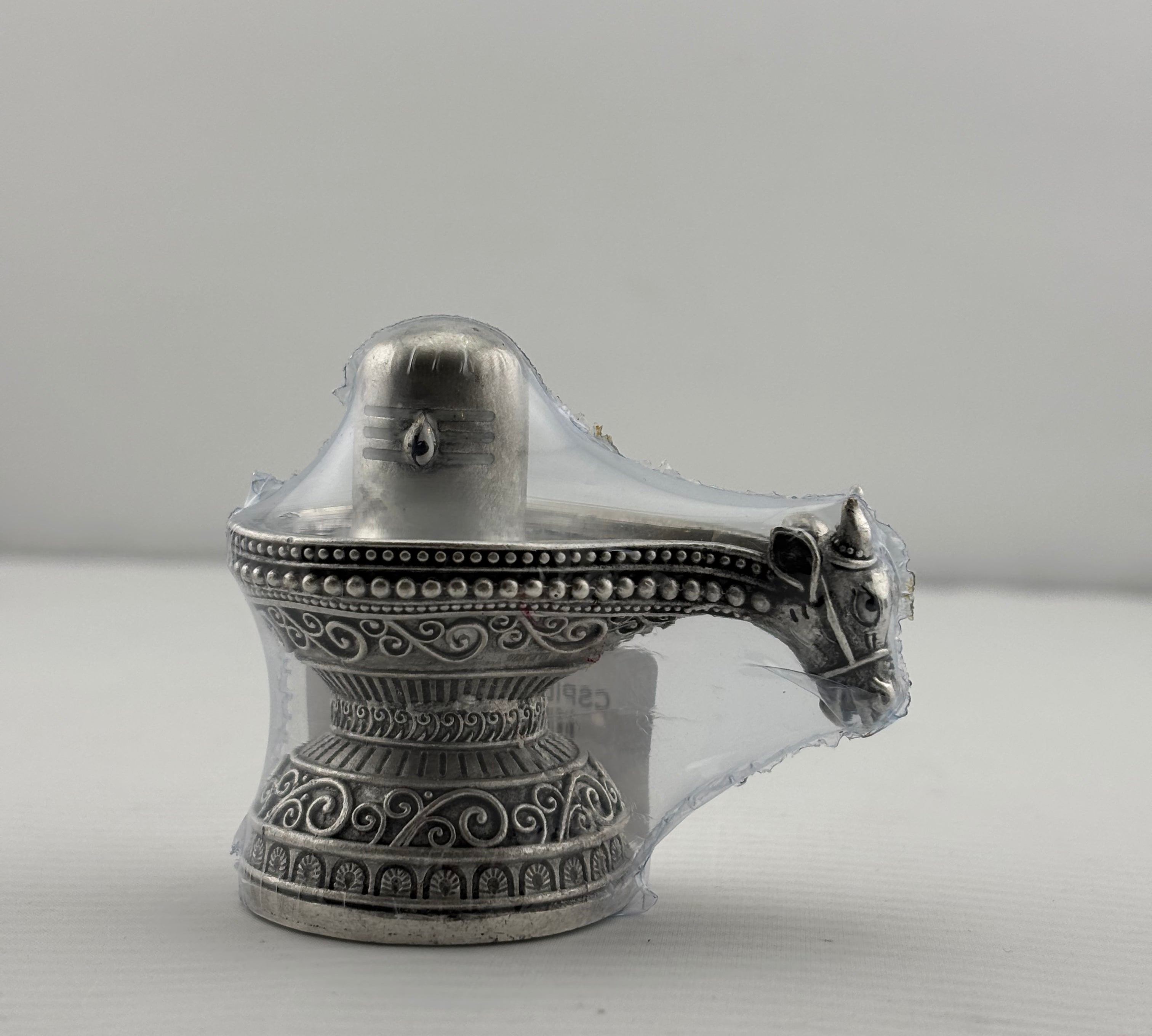 Silver Shiv Ling Design 2 100gm – Sacred Shivling for Pooja & Home Mandir silver idol